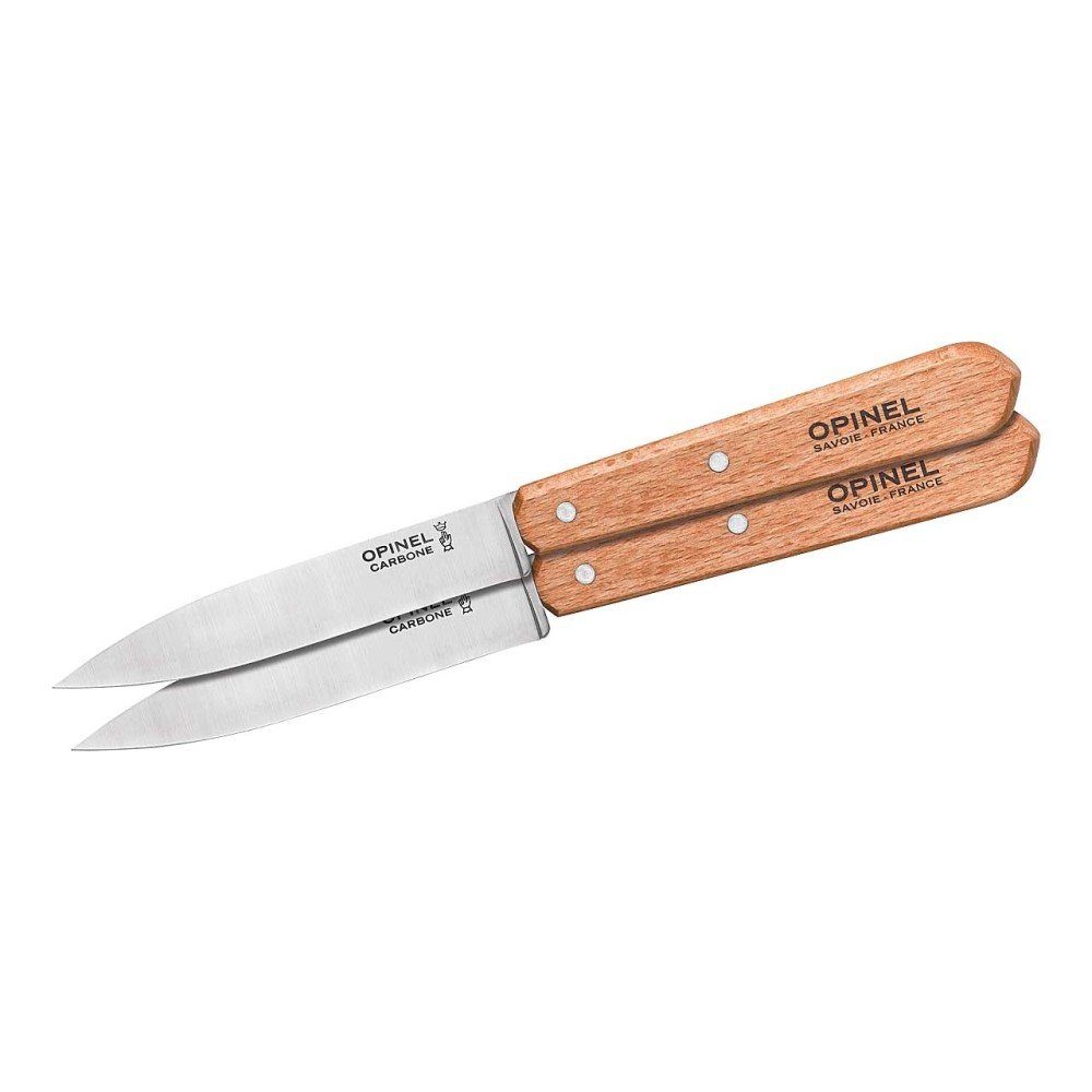 Opinel Schälmesser Opinel Schälmesser No.102 Set – Carbonstahl & Buche