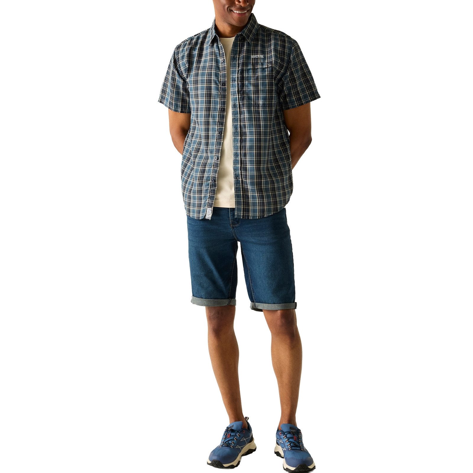 Regatta Funktionshemd Mindano Short Sleeve Shirt mit Brusttasche