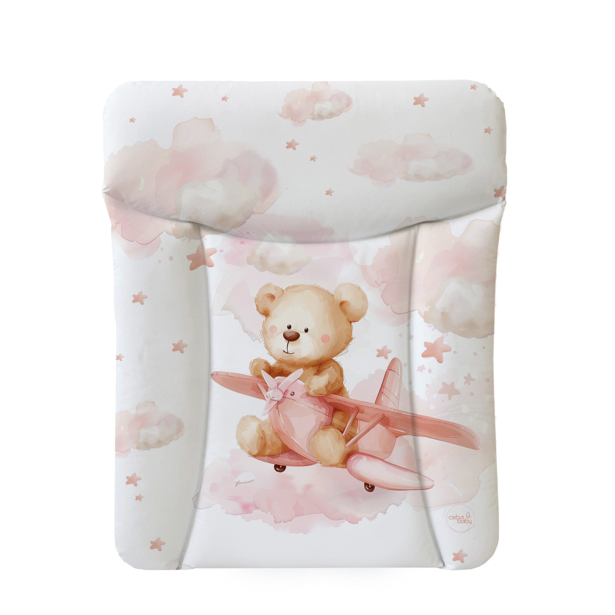 CEBA BABY Wickelauflage Weiche Wickeltischauflage 50 x 70 cm, 72 x 75 cm, 85 x 72 cm, Wickelauflage für Junge und Mädchen - Wasserdicht, abwaschbar