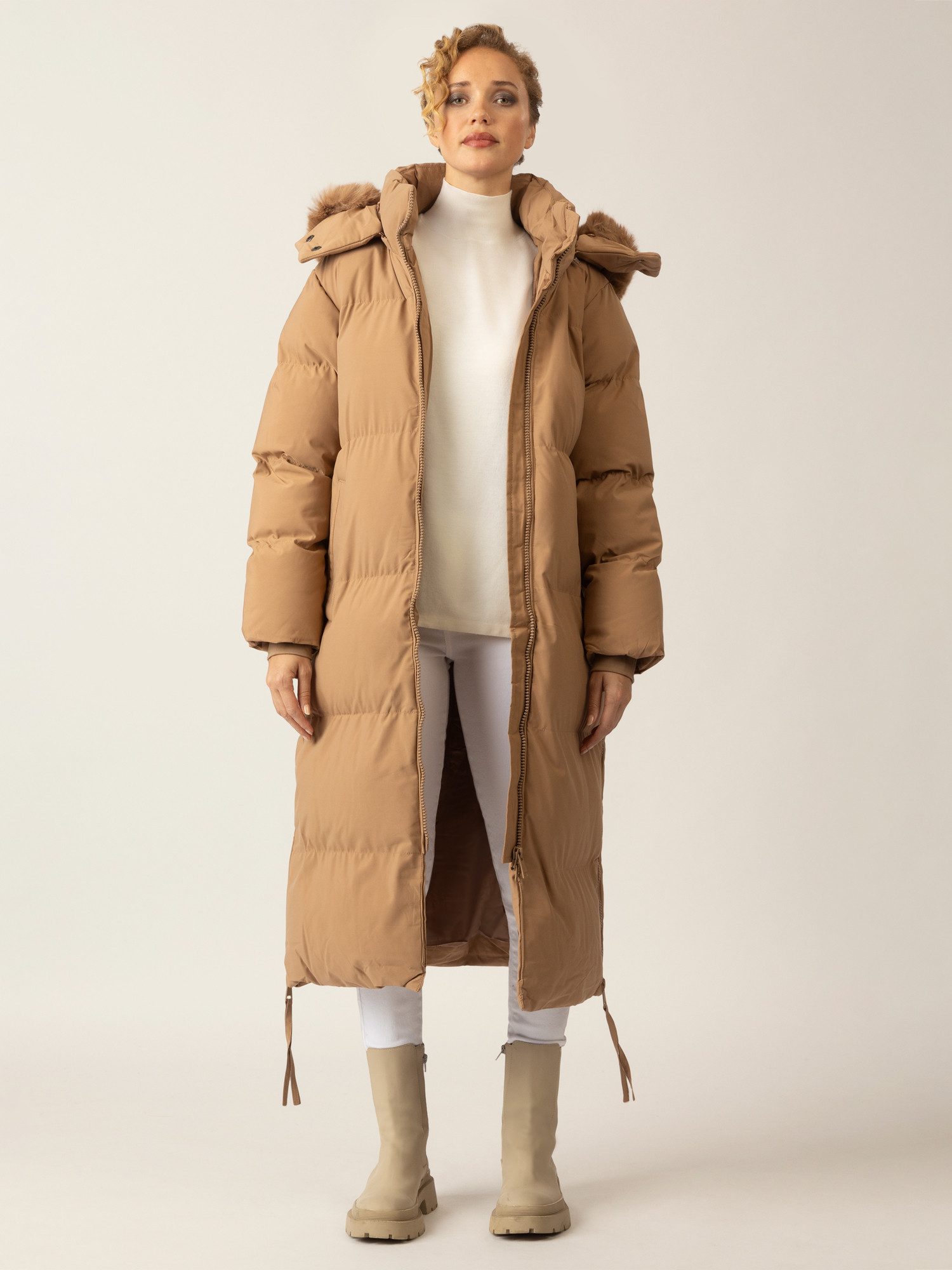 Apart Wintermantel mit Reißverschluss für kalte Tage mit Komfort und Stil günstig online kaufen