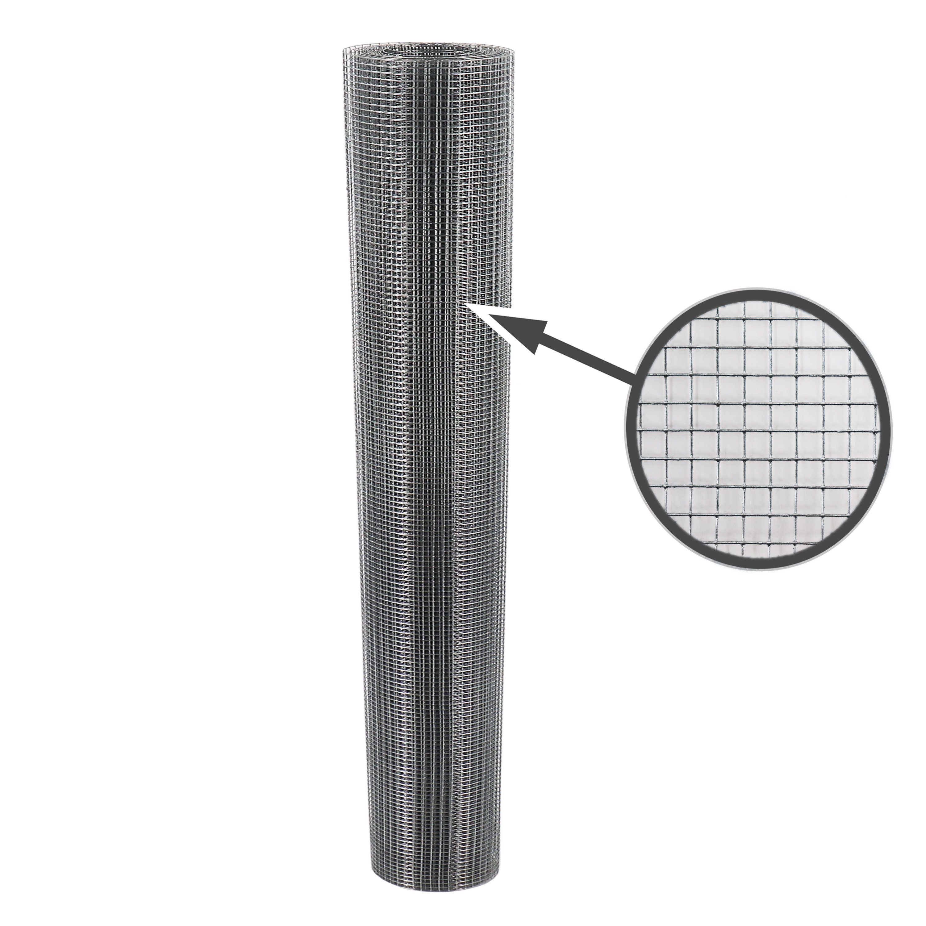 Aquagart Volierendraht 100m x 1m Volierendraht Drahtgitter Schweissgitter Wühlmausgitter, (1-St)