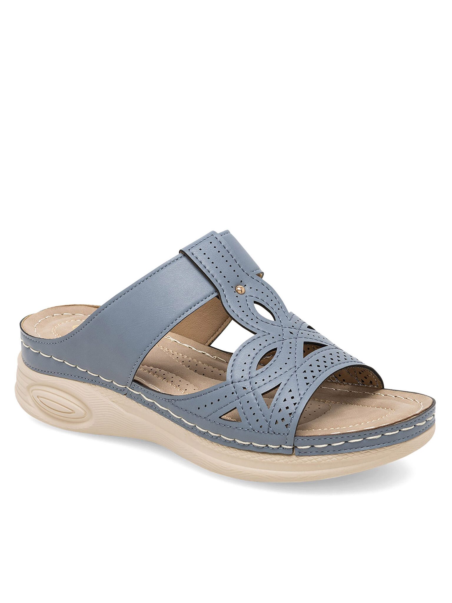 Clara Barson Pantoletten WYL0510-28 Blau Pantolette günstig online kaufen