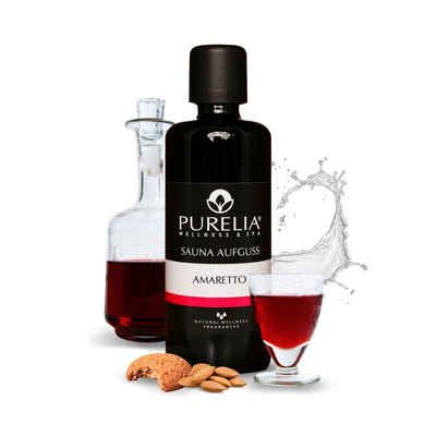 Purelia Aufgusskonzentrat PURELIA Saunaaufguss Amaretto 100 ml natürlicher Sauna-aufguss -