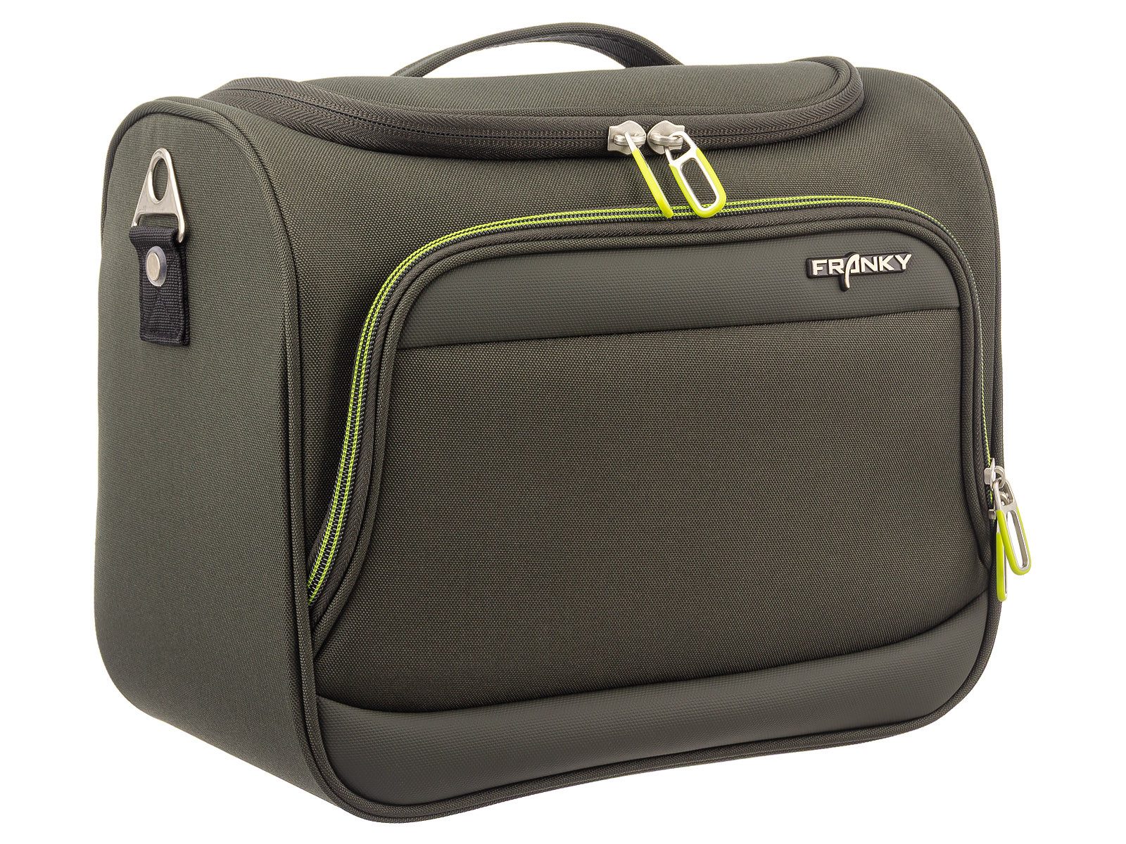Franky Beautycase Beautycase T27-F Weichgepäck Reisegpäck (1-tlg), Trolleyaufsteckfunktion