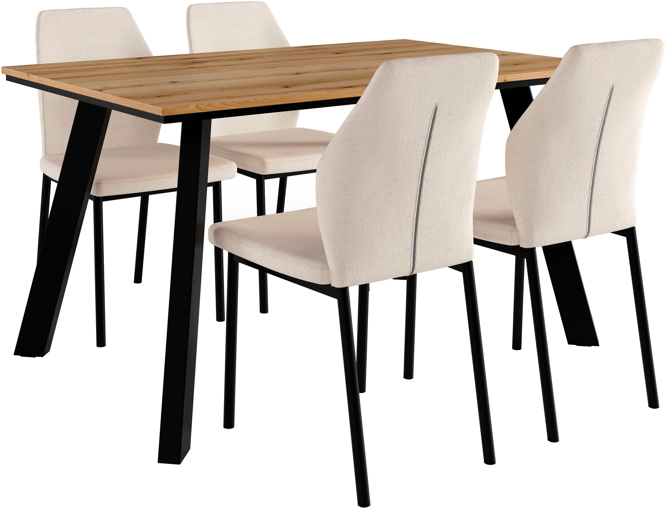 OTTO home Essgruppe "Genf Tischgruppe BESTSELLER," Set, 5 Stk. tlg. Küchent günstig online kaufen