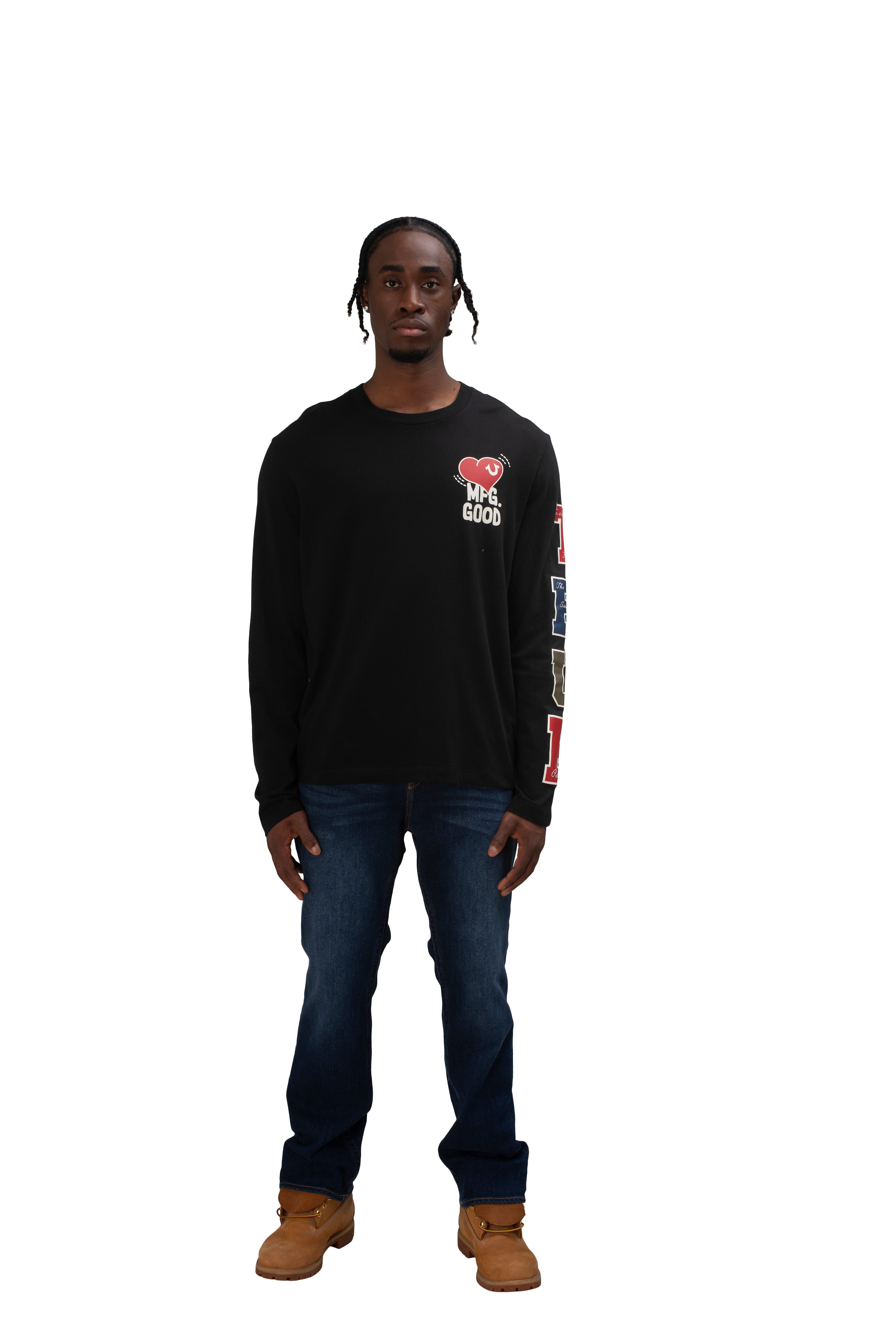 True Religion Straight-Jeans RICKY SN FLAP Baumwollmischung, straight fit