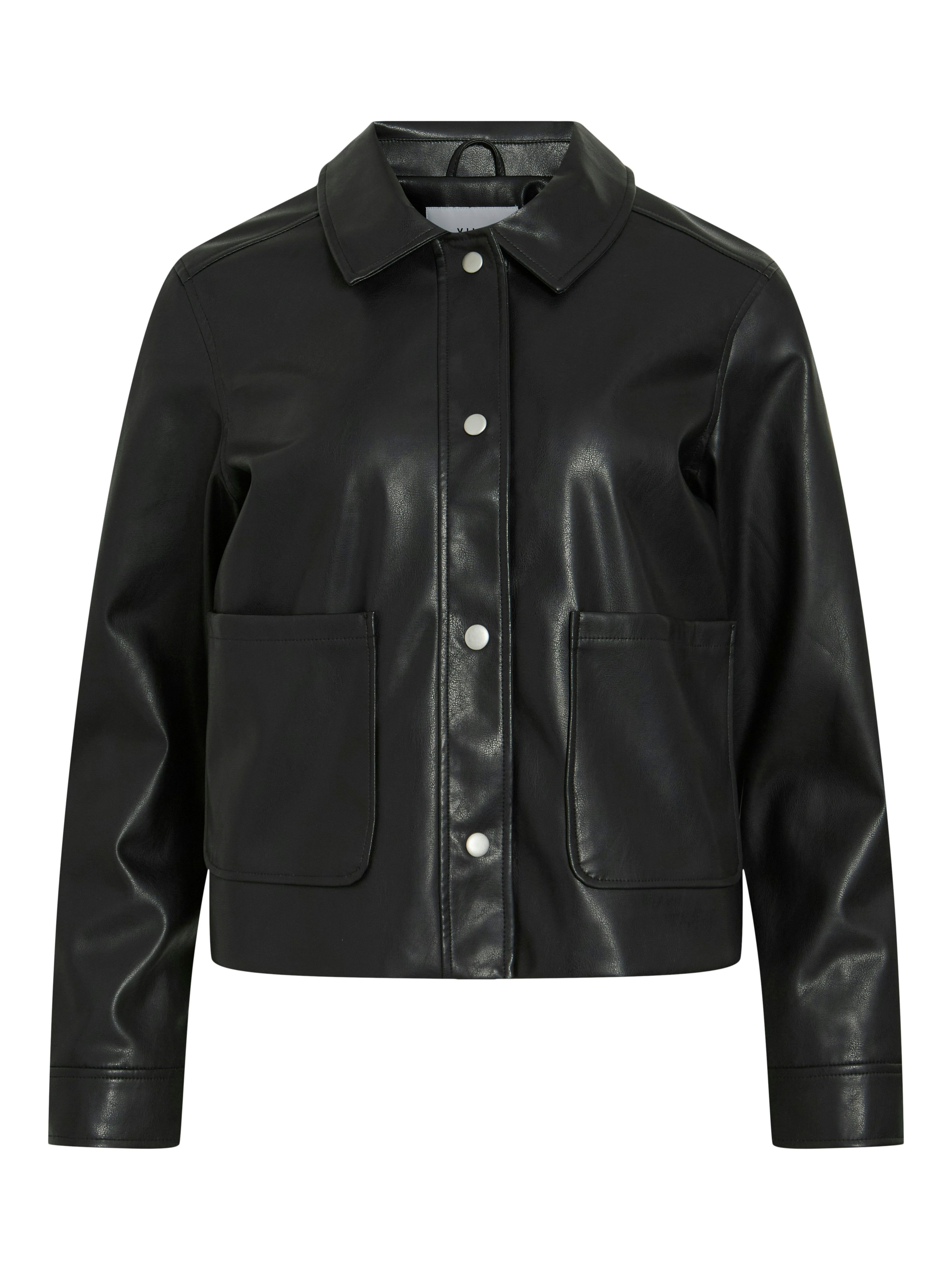 Vila Lederimitatjacke VIHELLIUM SHORT JACKET - günstig online kaufen