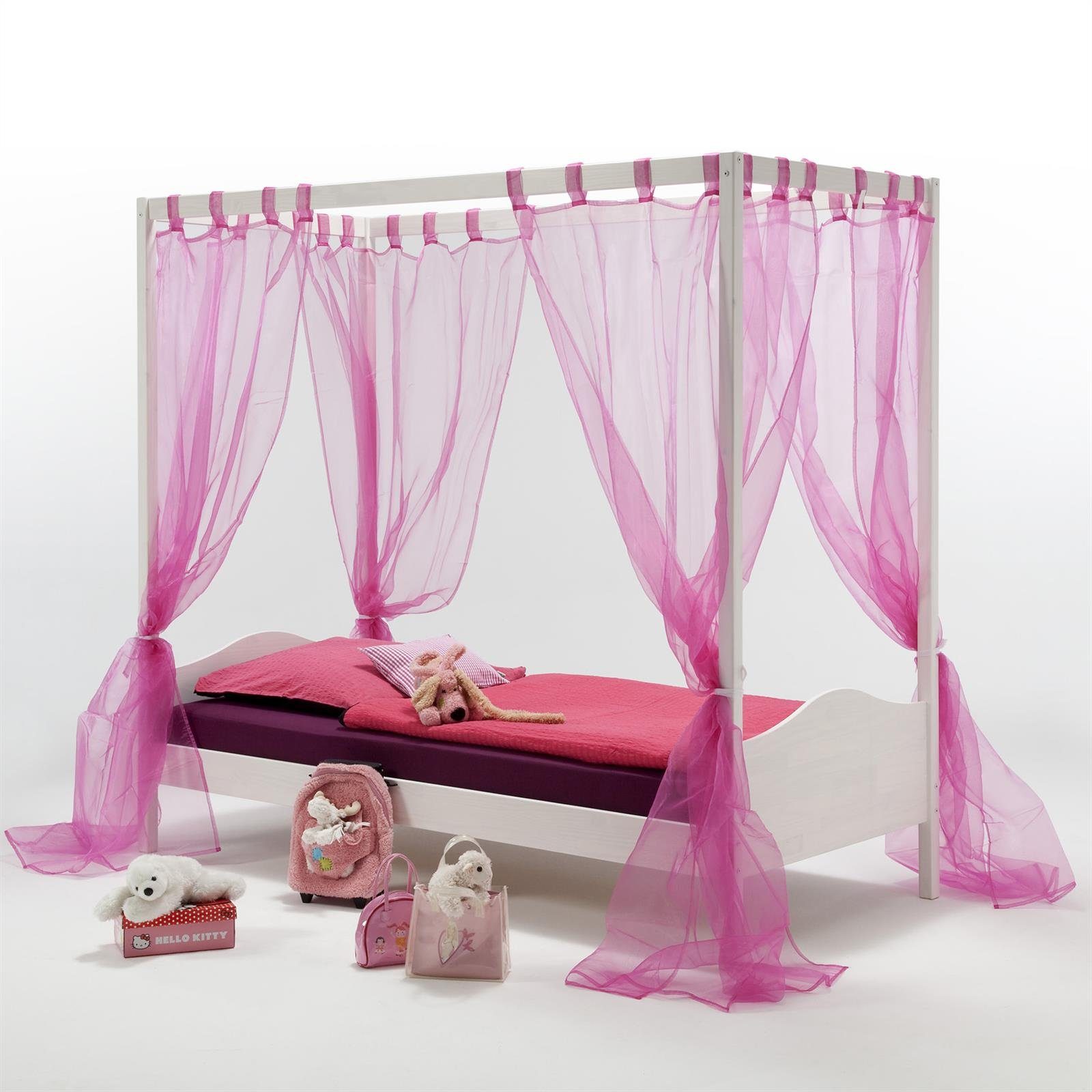 IDIMEX Himmelbett NADINE, Himmelbett Kinderbett Mädchenbett günstig online kaufen