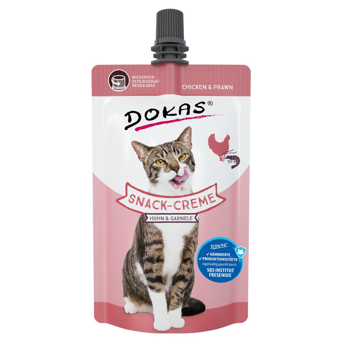 Dokas Snack-Creme Huhn & Garnele 90 g