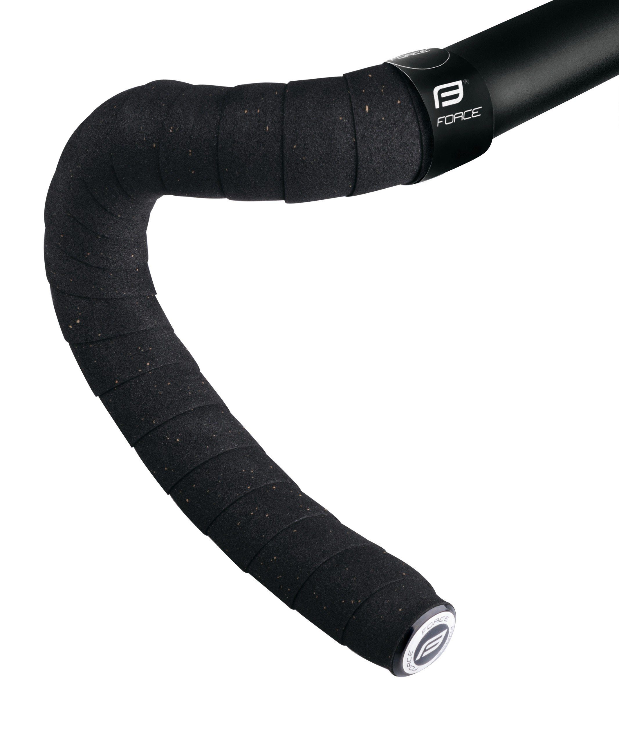 Fahrradlenkergriff Lenkerband FORCE Kork, schwarz