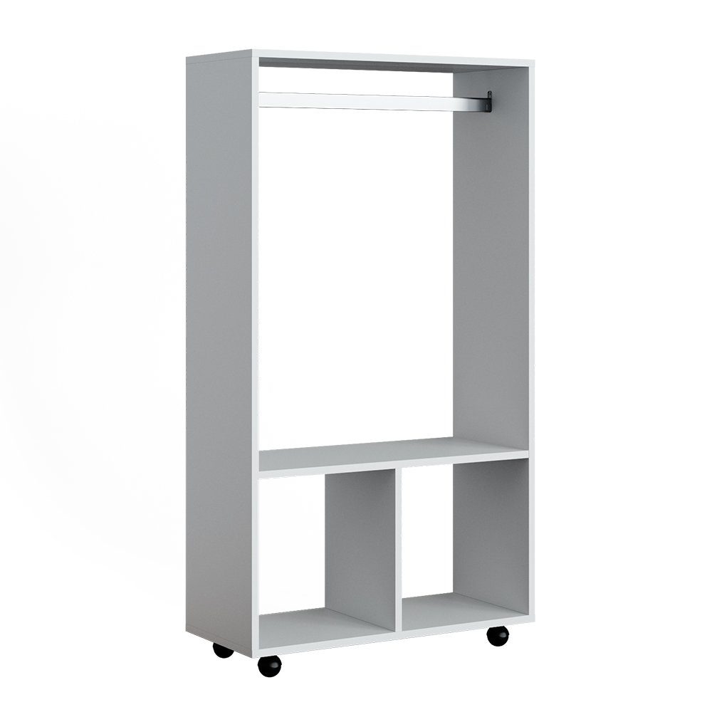 Vicco Kleiderschrank Sydney, Weiß, 70 x 128 cm günstig online kaufen