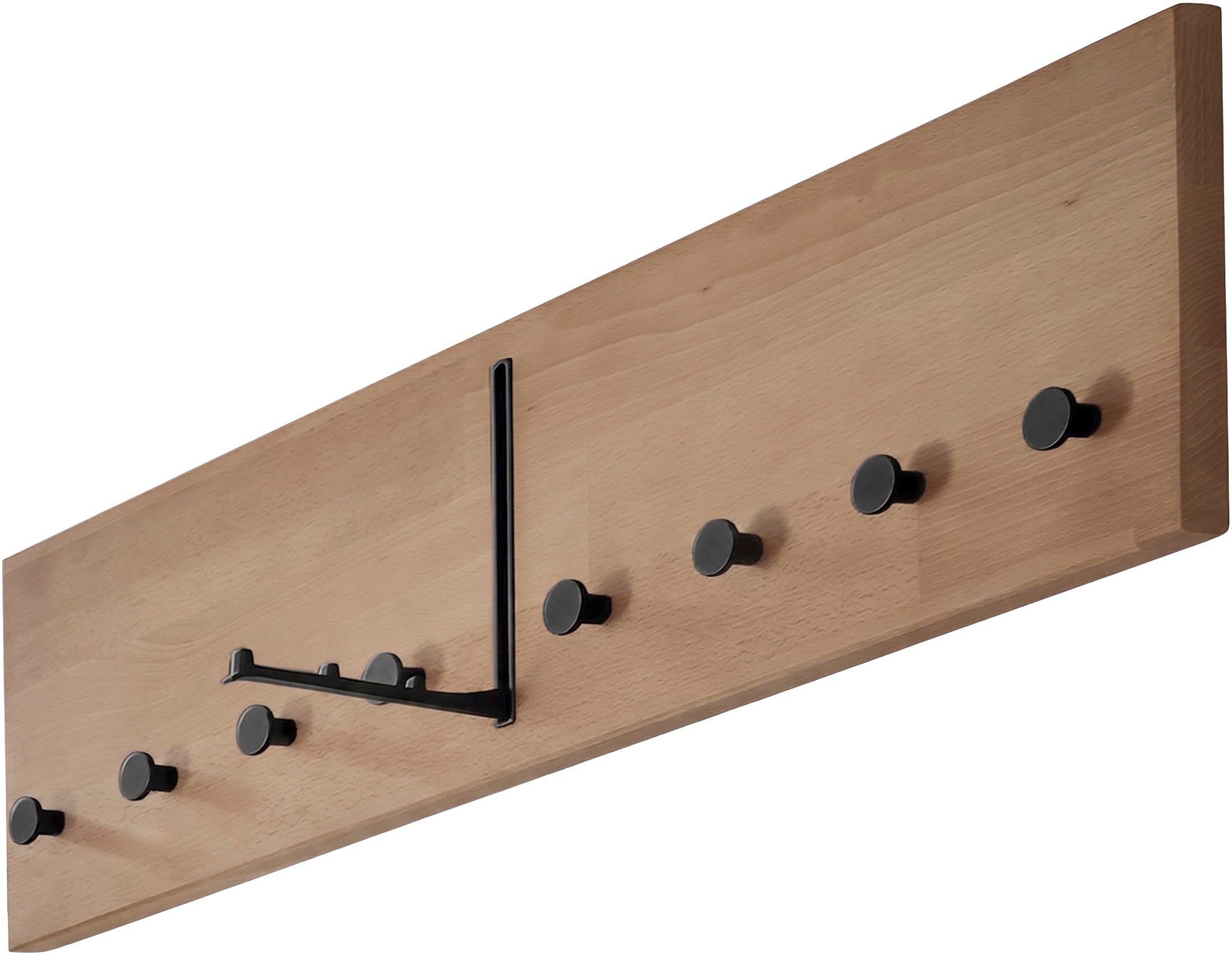 Home affaire Hakenleiste Dura, aus FSC®-zertifiziertem Massivholz, Breite 50 oder 80 cm