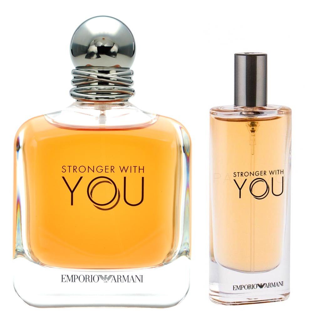 Emporio Armani Duft-Set Stronger with you - 50 EDT + 15 ml EDT, 2-tlg.