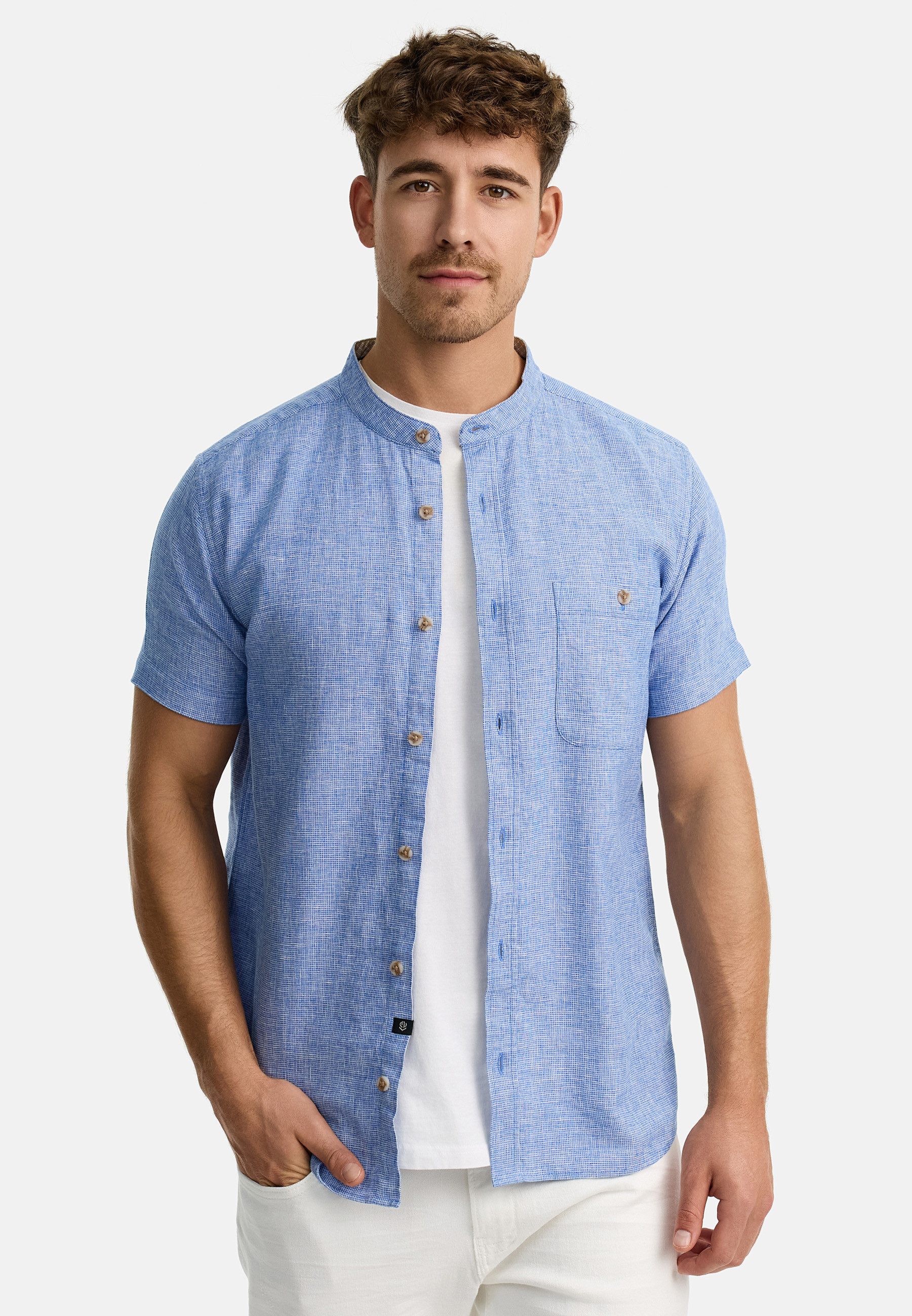 Indicode Kurzarmhemd Herren INHelmer Herrenhemd Kurzarm Kurzarm-Hemd in mod günstig online kaufen