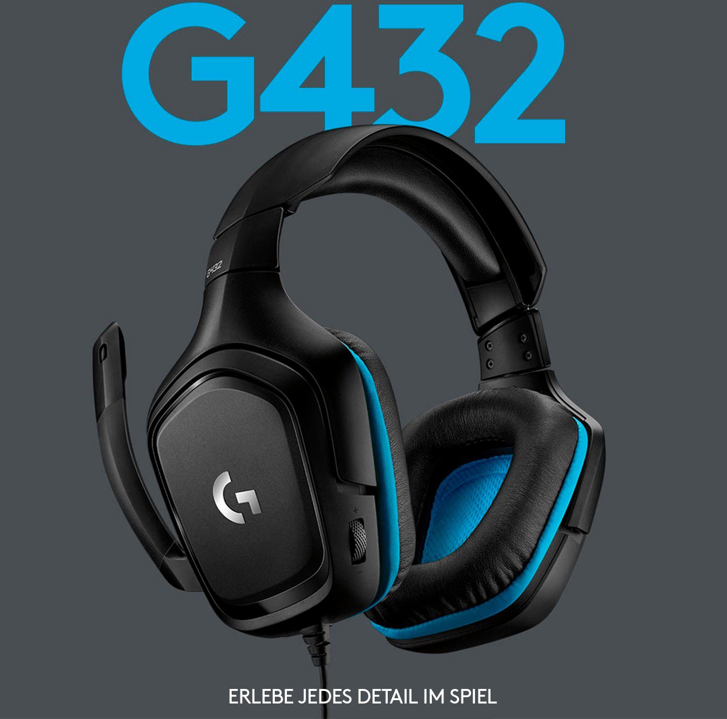 Logitech G G432 - Gaming-Headset EMEA - LEATHERETTE