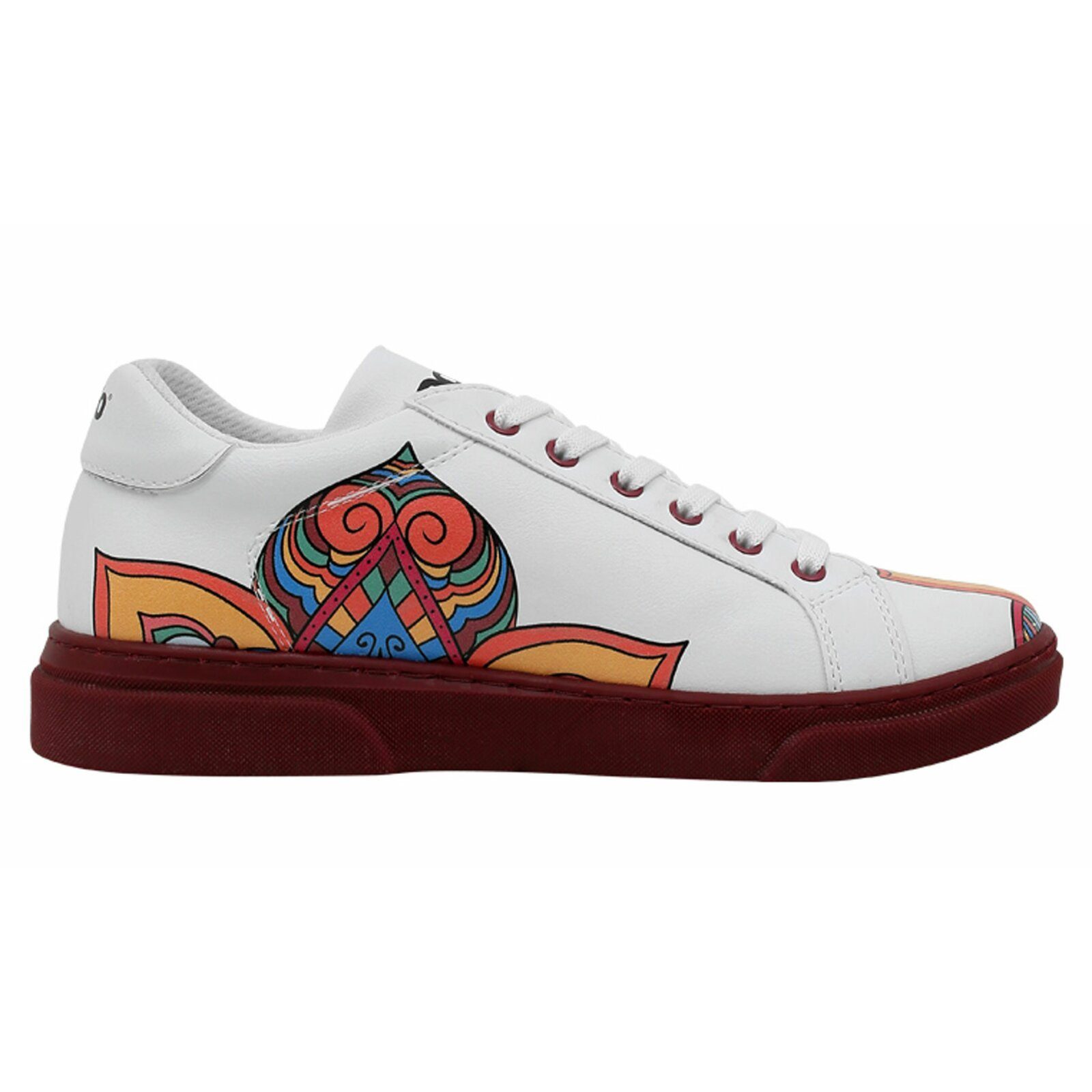 DOGO Ace Low-Top Sneaker Best Of Tweety And Sylvester Black Damen Sneaker Handgefertigt