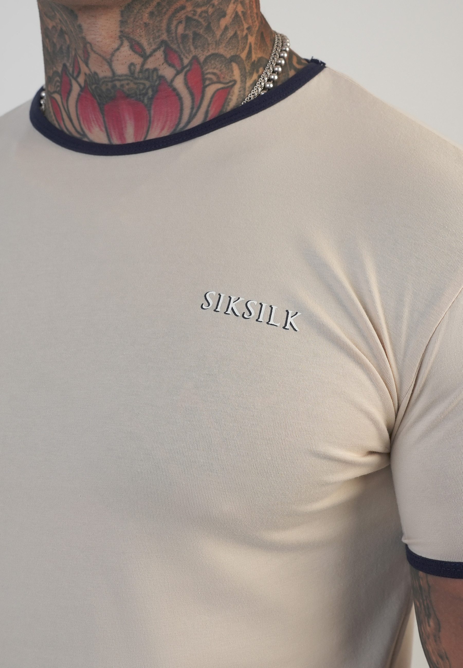Siksilk T-Shirt SikSilk Herren Ringer T-Shirt