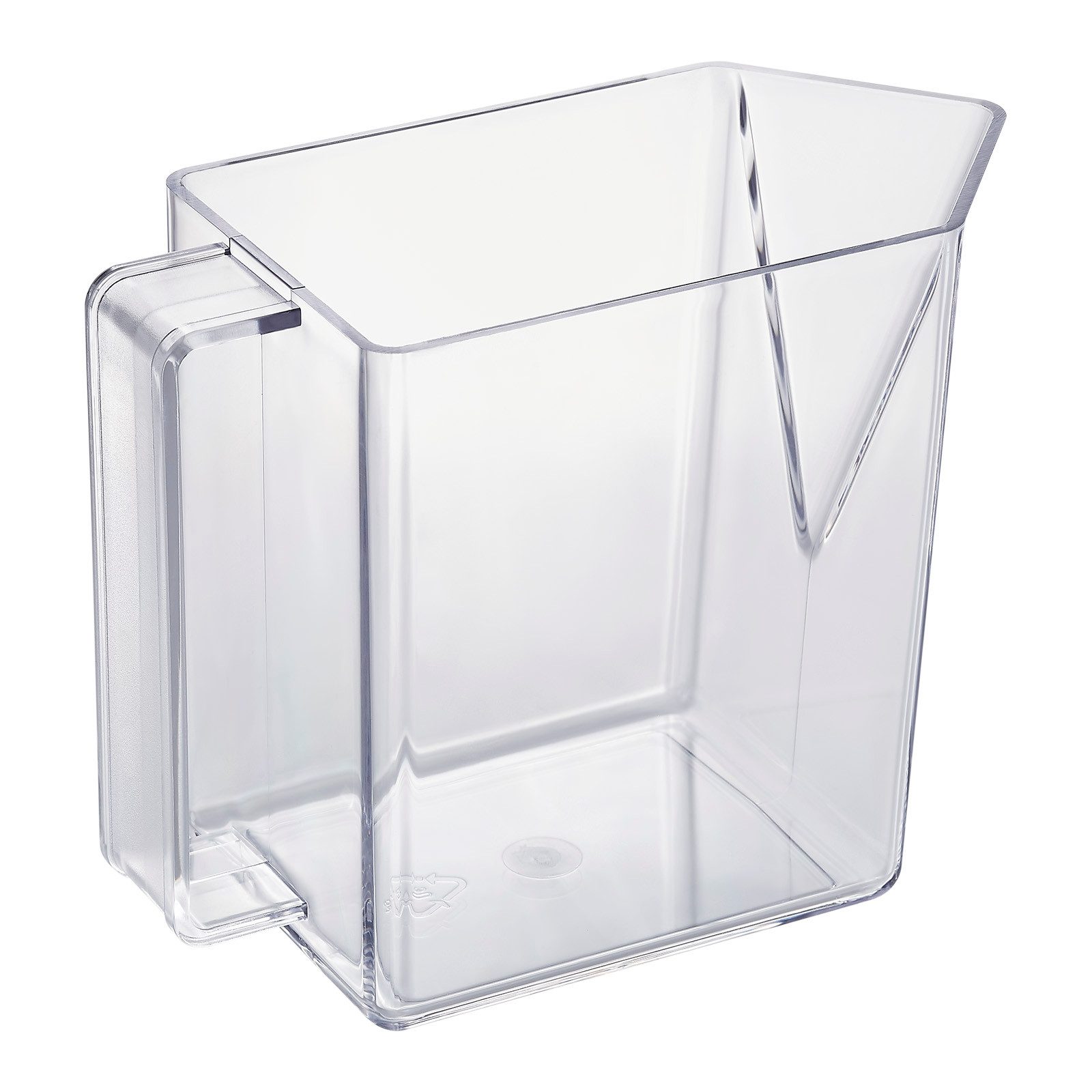 SO-TECH® Schrankeinsatz Küchenschütte, Schütte 0,9 Liter glasklar / transparent