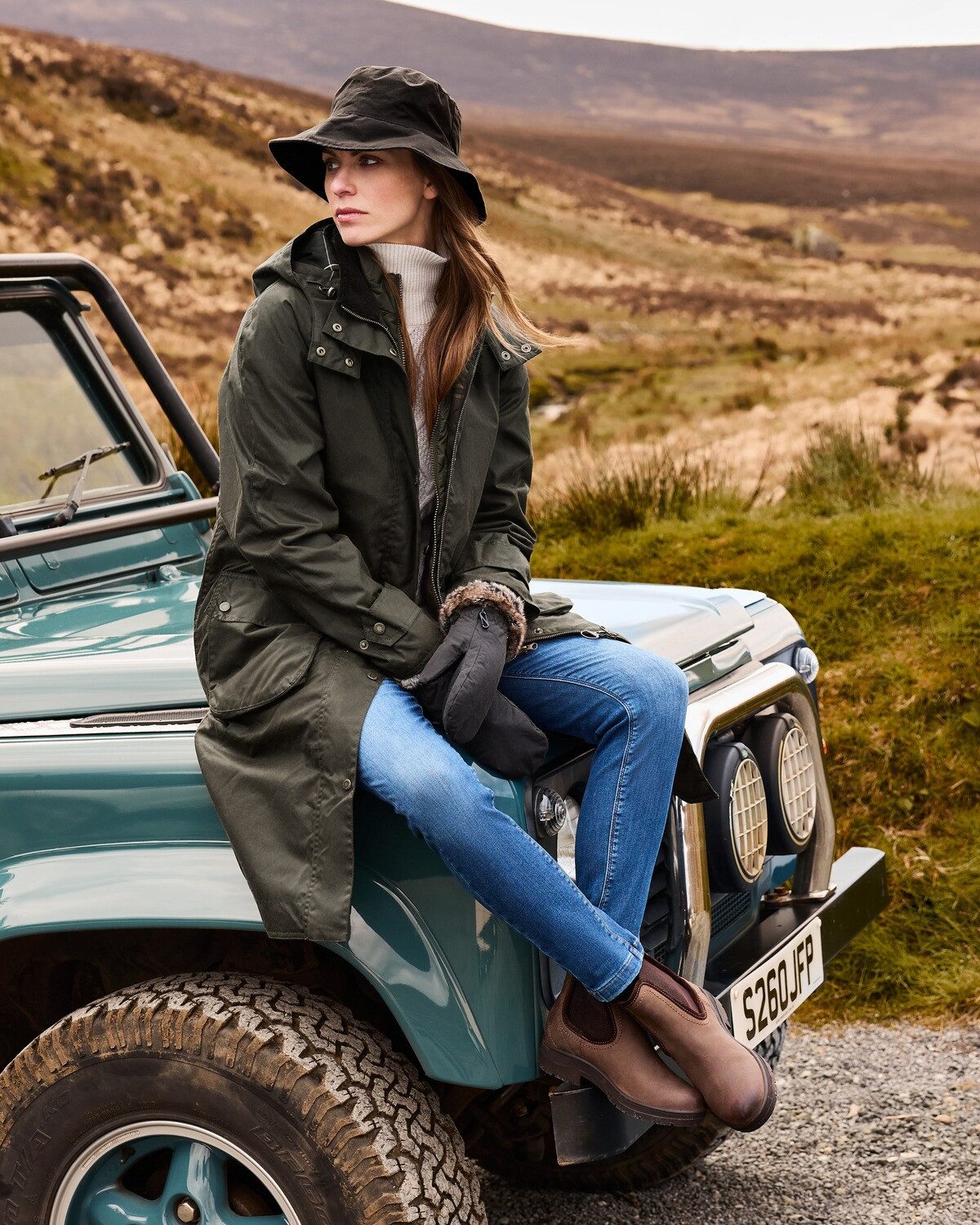 Barbour Funktionsmantel Wachsmantel Long Cannich