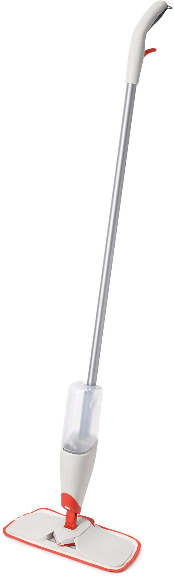 OXO Good Grips Bodenwischer-Set, Mikrofaser-Sprühmopp mit herausziehbarem Schrubber