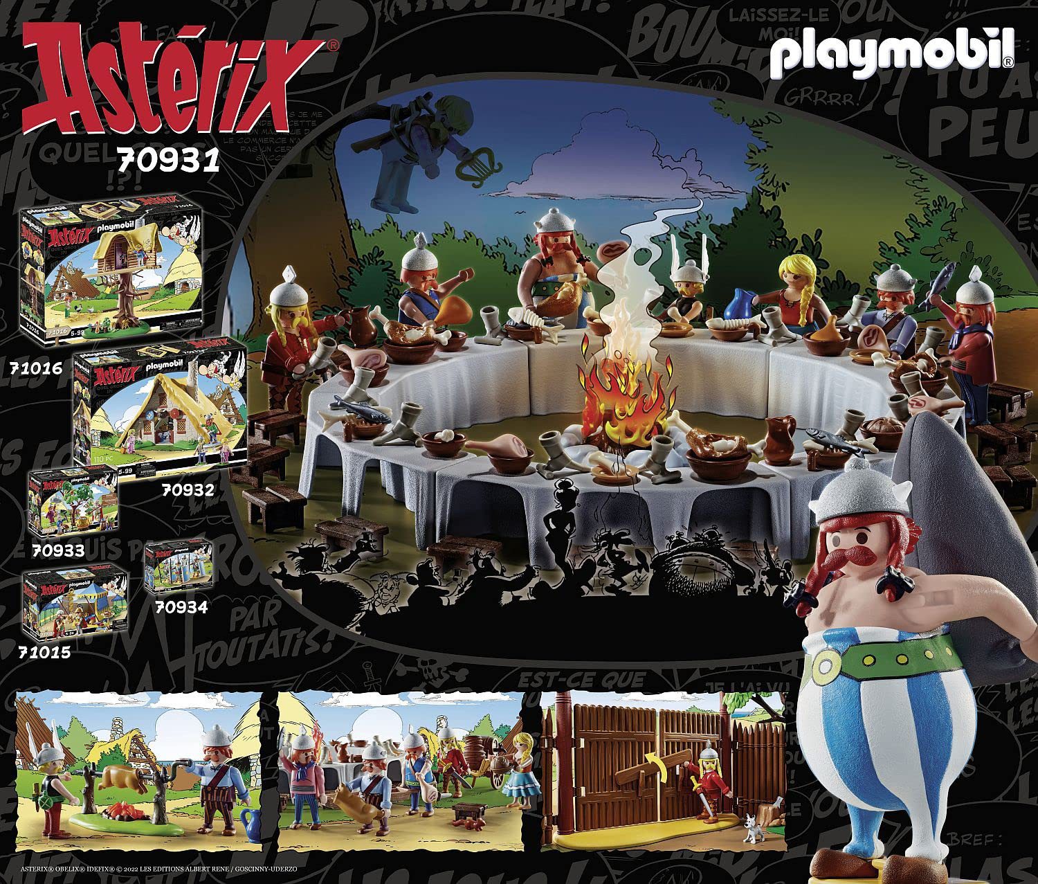 Playmobil® Spielwelt Asterix Großes Dorffest 70931, PLAYMOBIL Asterix Spielset – Bild 4 von 5