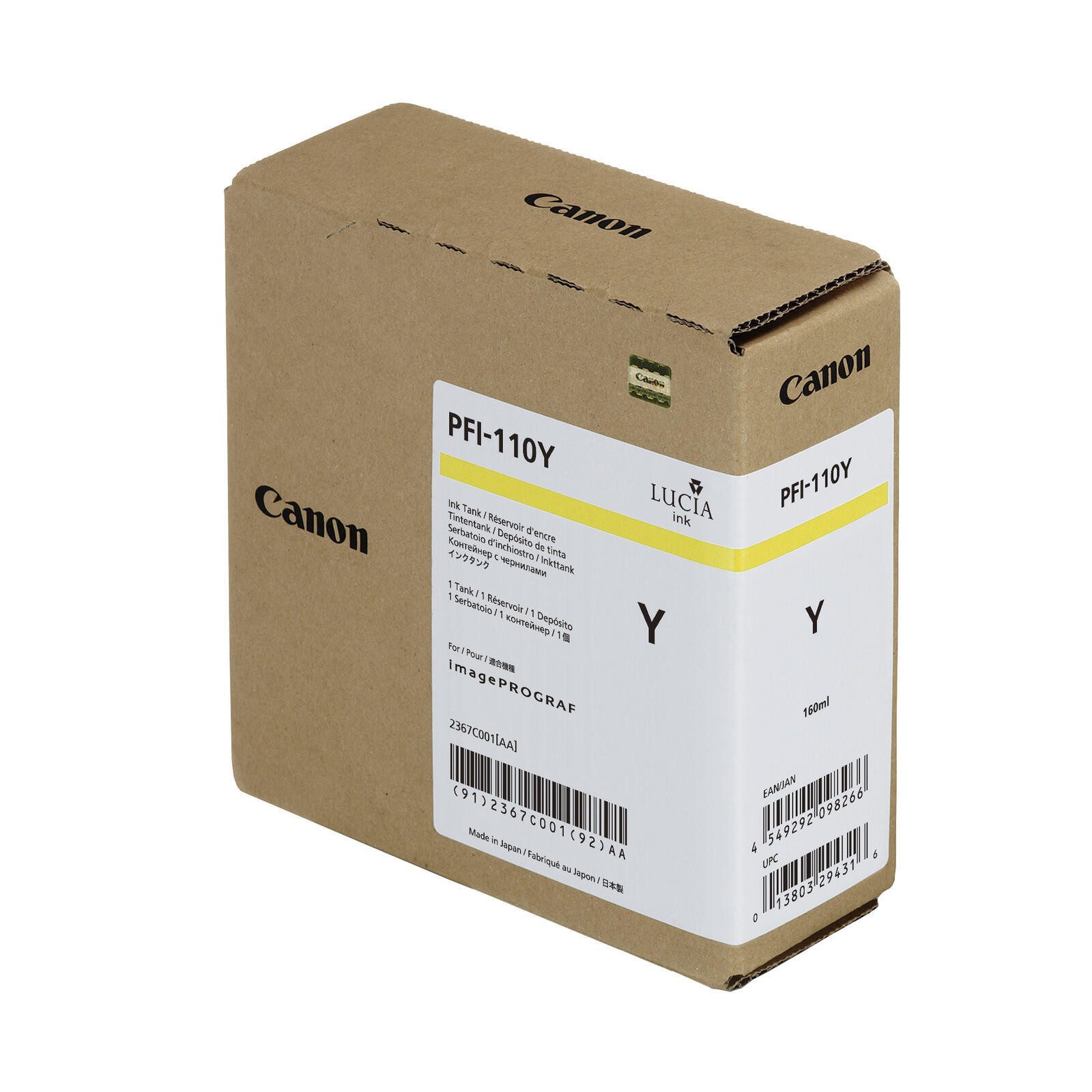 Canon Canon PFI-110Y Druckerpatrone gelb Tintenpatrone