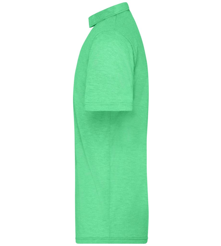 James & Nicholson Herren (Doppelpack, und JN754 Qualität Jersey Single fern-green/white Doppelpack Atmungsaktiv Feuchtigkeitsregulierend Poloshirt im Funktionspolo 2er-Pack)