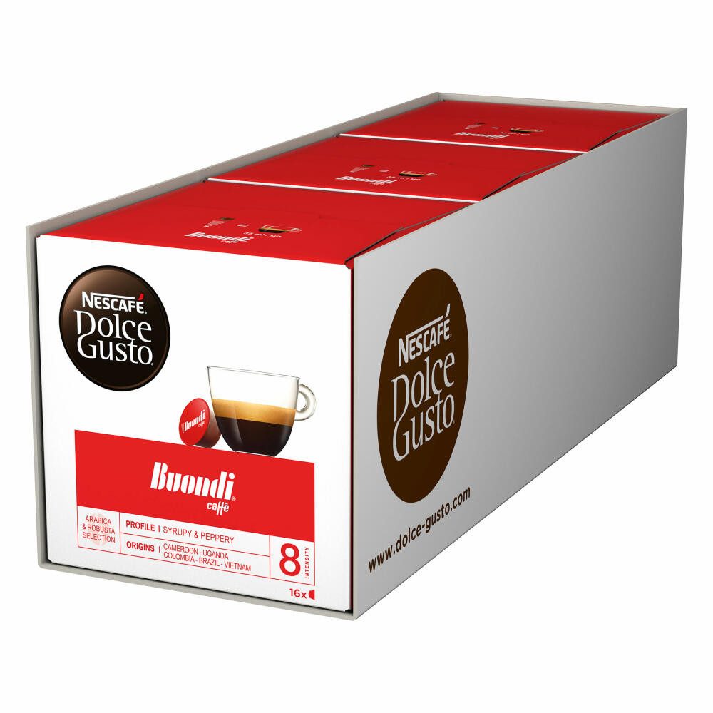 NESCAFÉ® Dolce Gusto® Kaffee Espresso Buondi 3er Set, 3 x