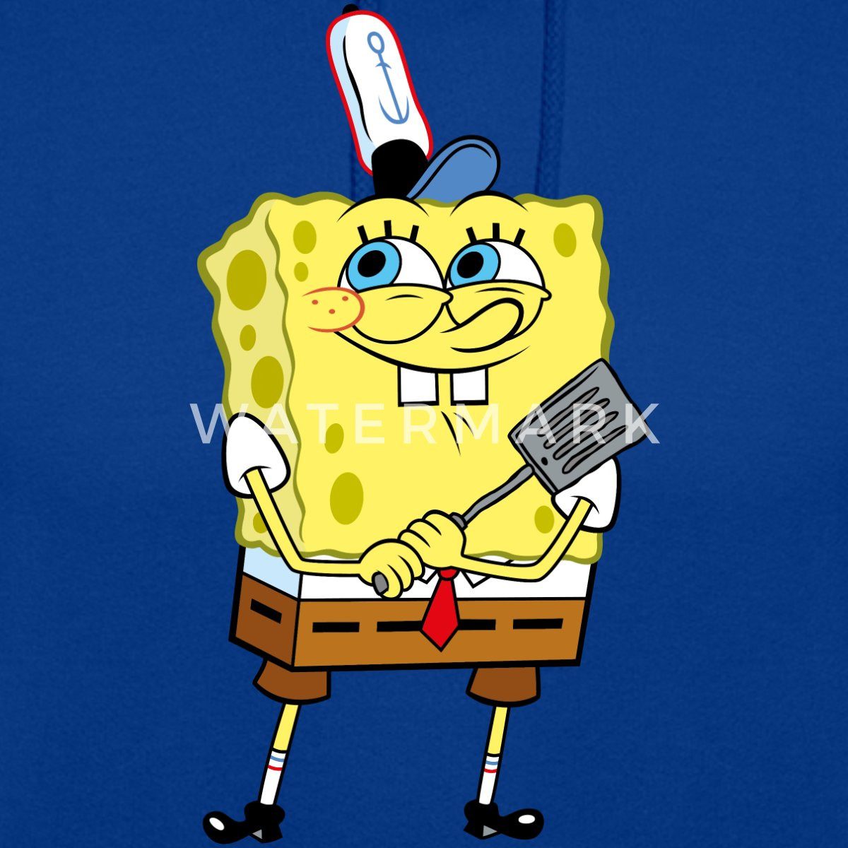Spreadshirt Hoodie SpongeBob Schwammkopf Burger Braten Unisex Hoodie (1-tlg)