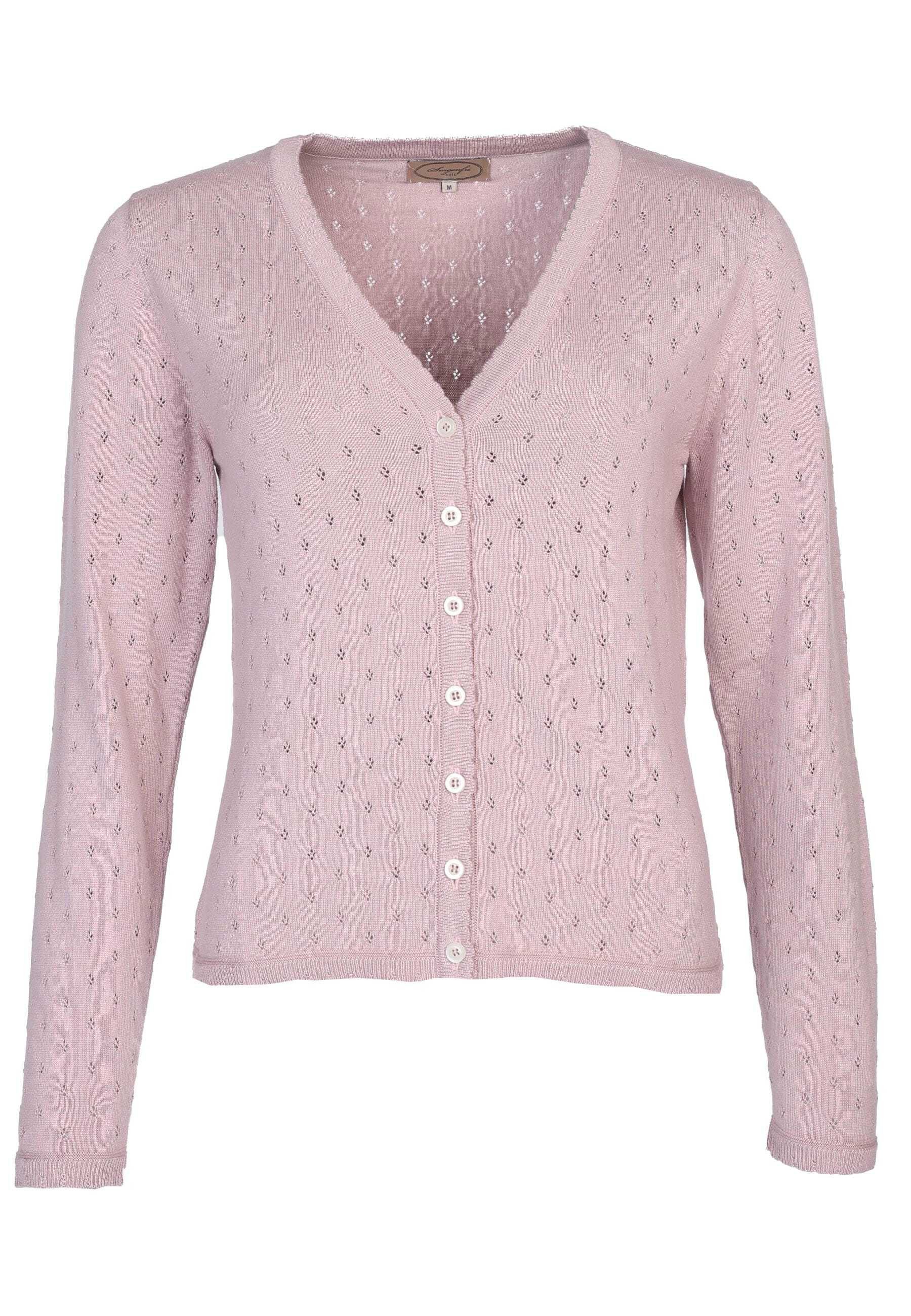 Sorgenfri Sylt Strickjacke Amily Ajour-Strickdetails günstig online kaufen