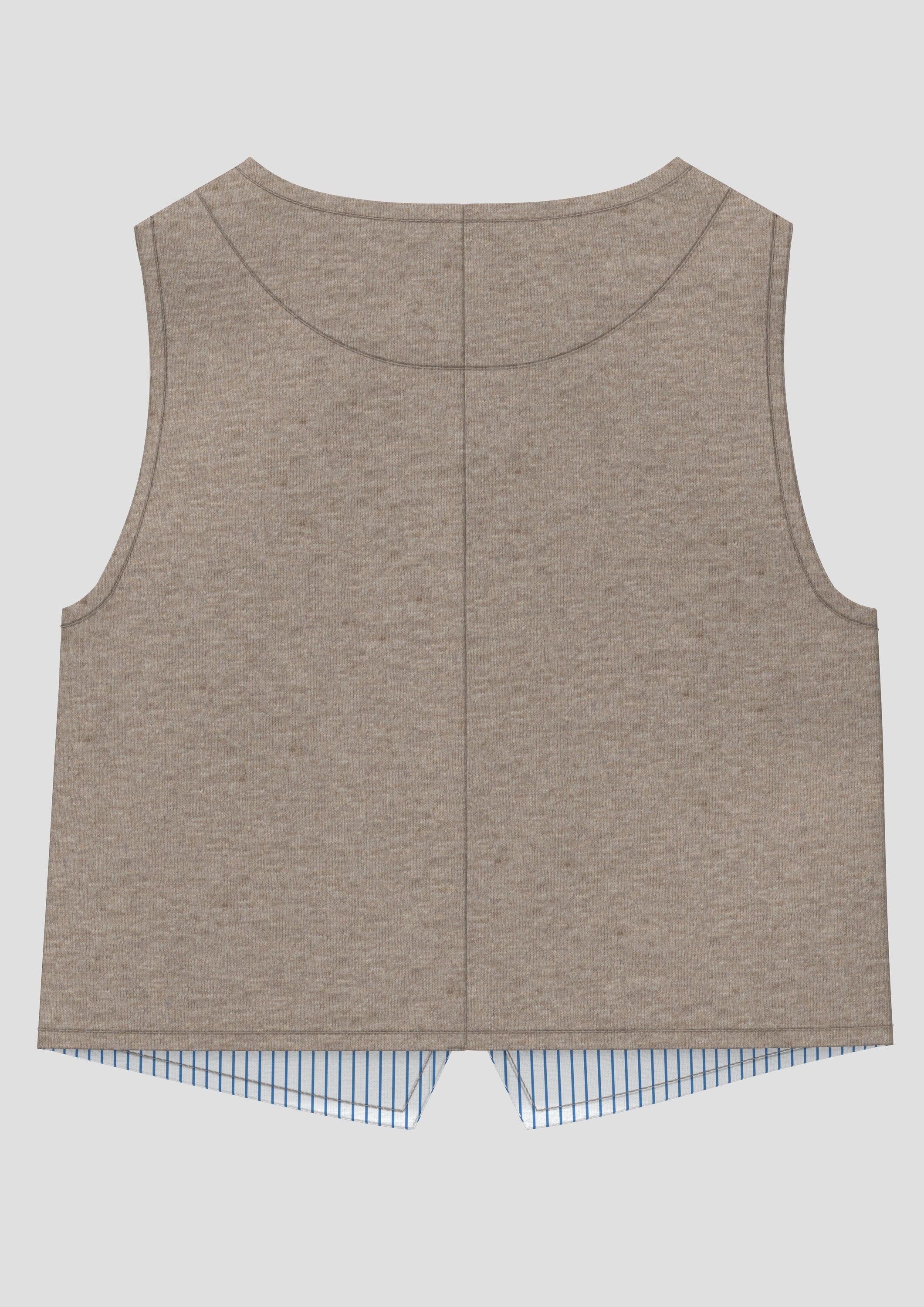 s.Oliver Jackenblazer Indoor-Weste Festliche Weste im Fabricmix