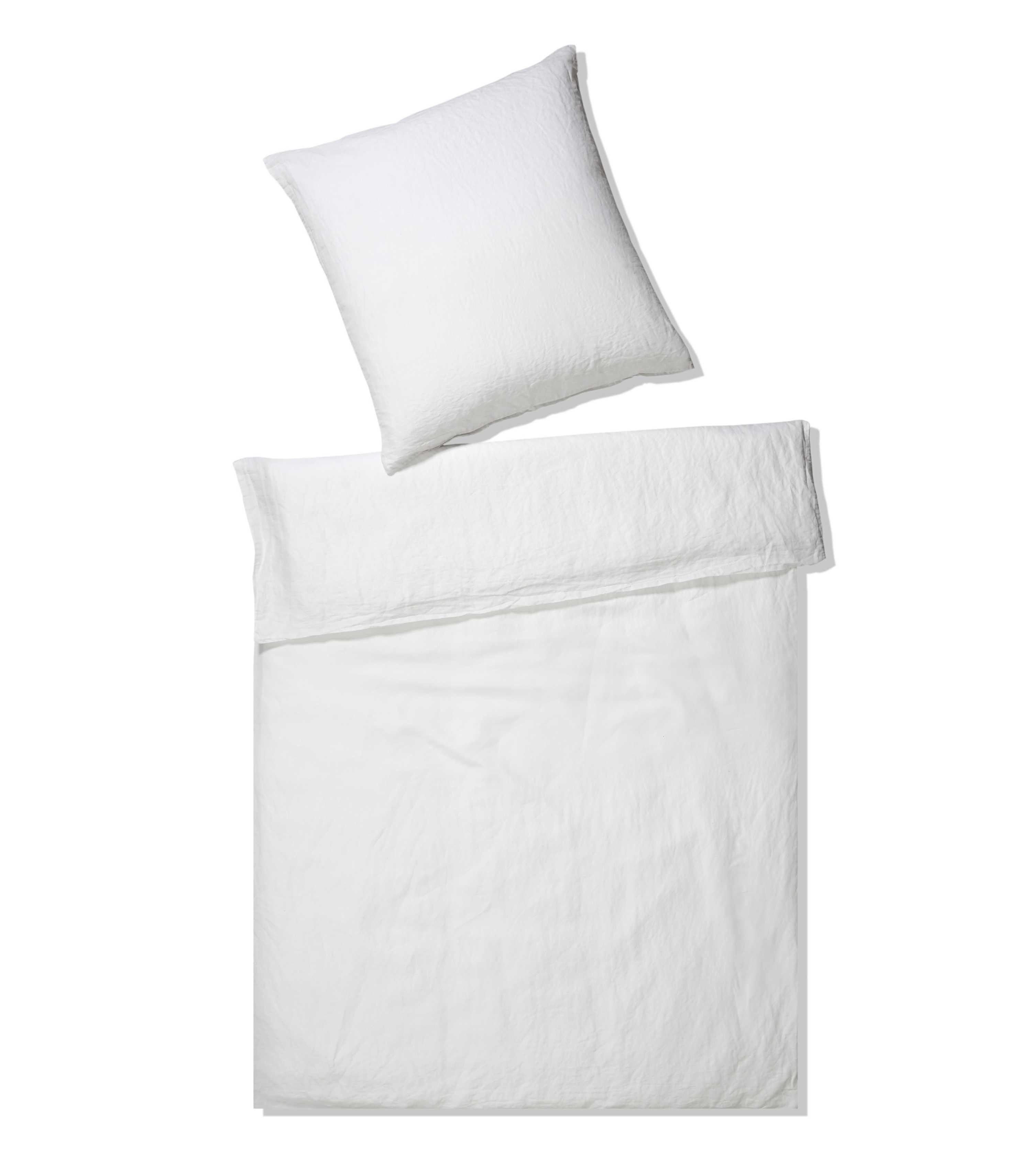 Elegante Bettwäsche Breezee, Halbleinen, 2 teilig, angenehmes Hautgefühl