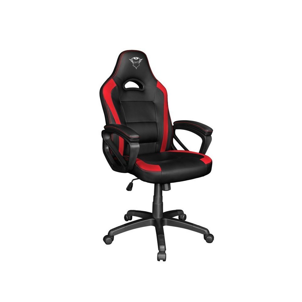 Trust Gaming-Stuhl Trust GXT 701 Ryon Universal-Gamingstuhl Gepolsterter  Sitz Schwarz,..., Max. Gewicht 150 kg