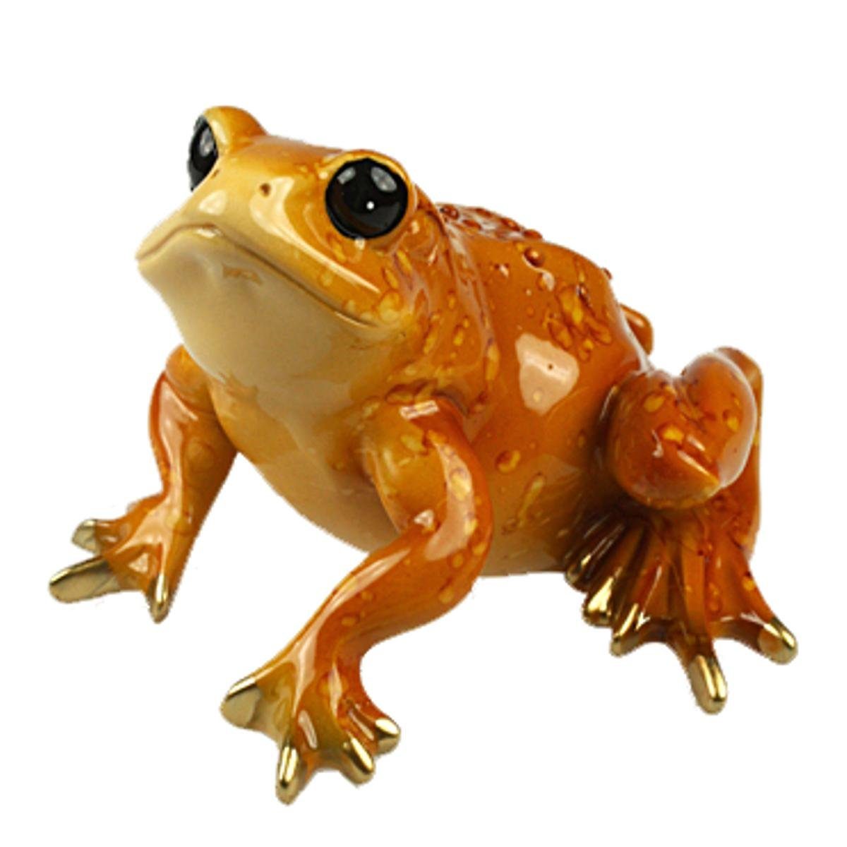 Tierfigur 440s Frosch orange ca. 9 cm H