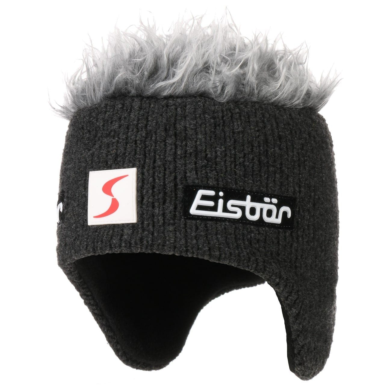 Eisbär Strickmütze (1-St) Wintermütze mit Futter, Made in Austria