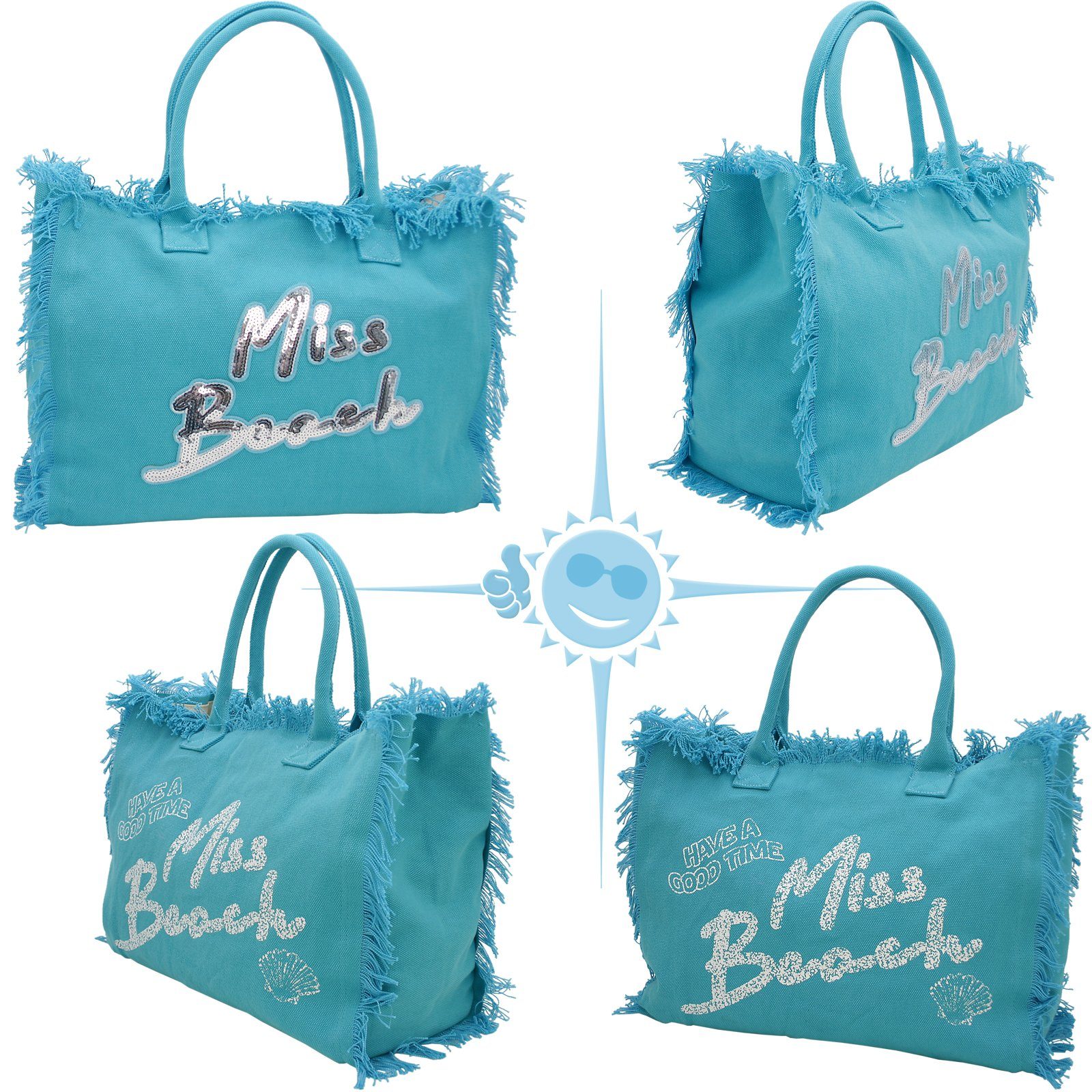 Miss Beach Strandtasche - Badetasche mit günstig online kaufen