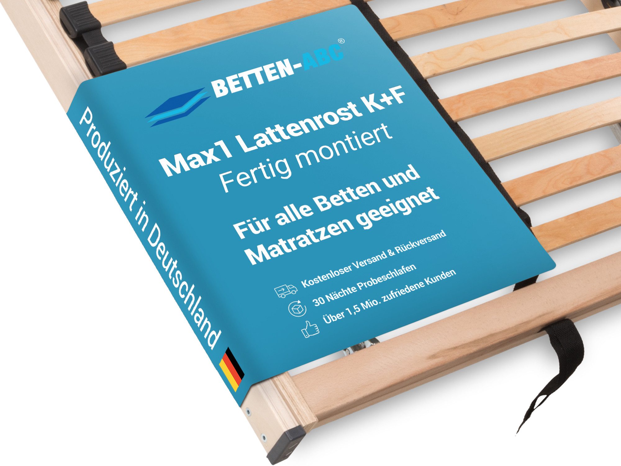 Lattenrost Max1 K+F Lattenrost - fertig montiert, Betten-ABC, Kopfteil Kopf- und Fußteilverstellung, Fußteil Kopf- und Fußteilverstellung, Kopf- und Fußteil verstellbar, besondere Langlebigkeit, stabil