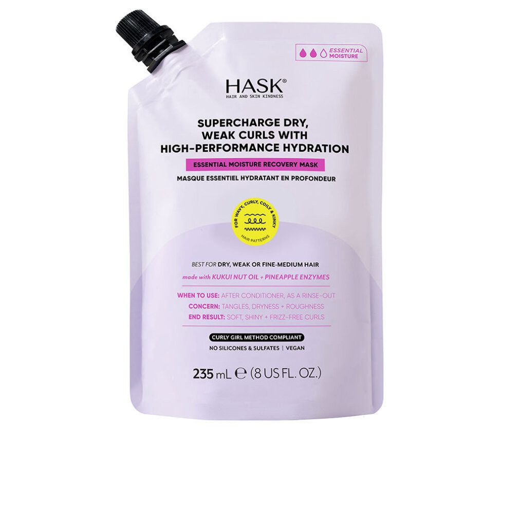 Hask Haarpflege-Set TEXTURE leichte feuchtigkeitsspendende Haarmaske 235 ml