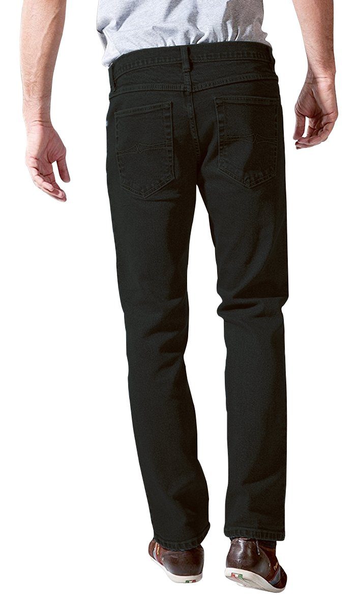 Stooker Men Straight-Jeans ROUNDER FALCO HERREN STRETCH Black HOSE JEANS