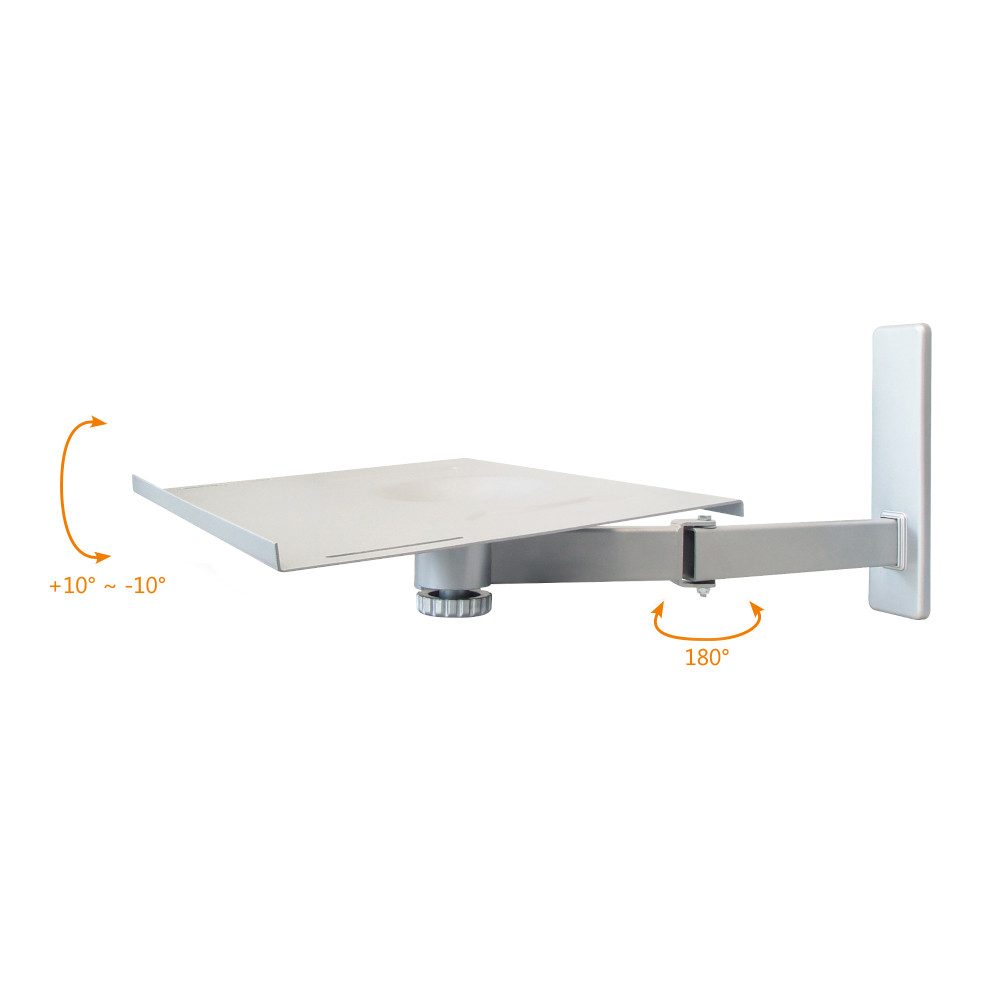 my wall Monitor-Halterung H20L, (bis 21 Zoll, Wandhalter für TV Bildschirme, Laptops,Notebooks und Lautsprecherboxen)