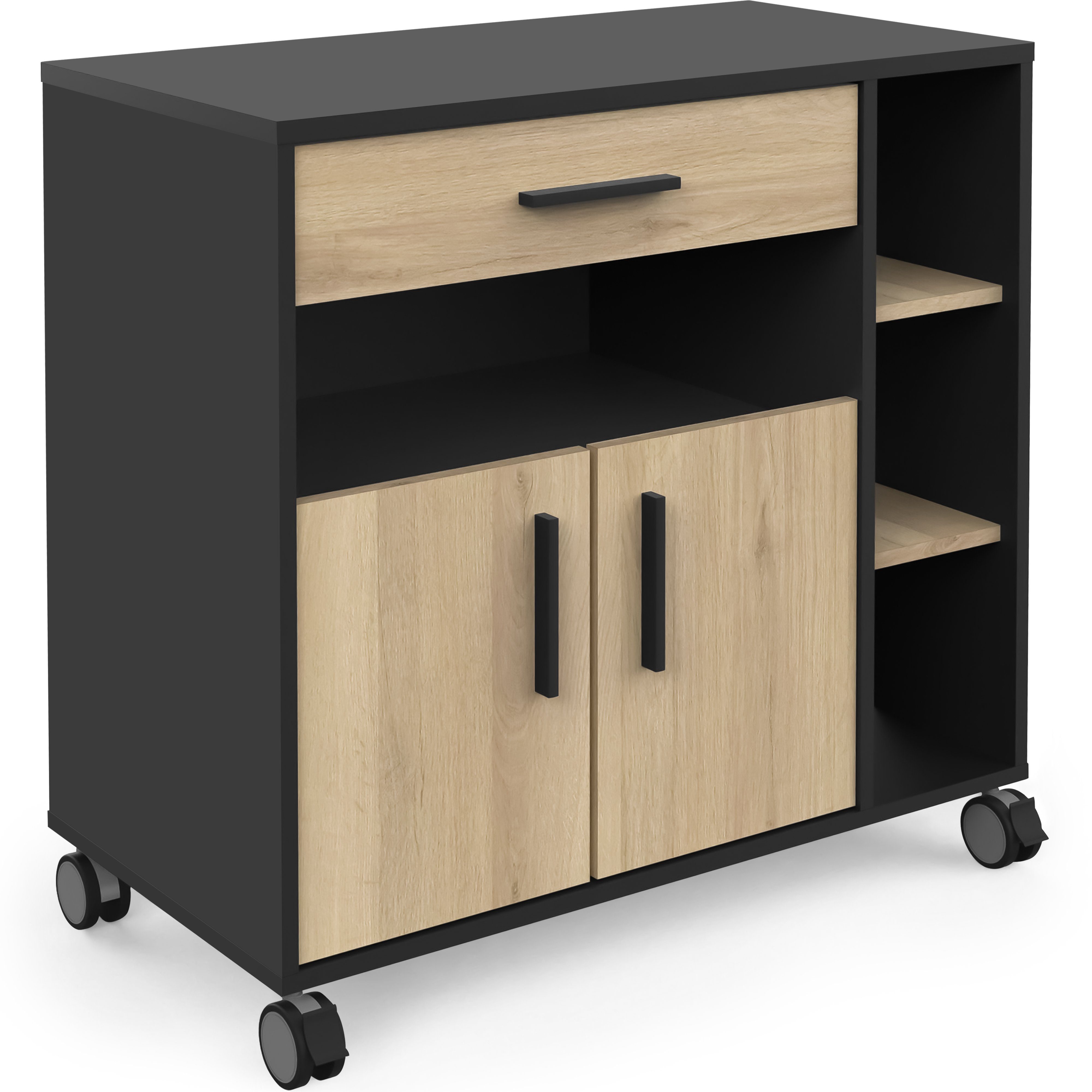 habeig Küchenwagen Küchentrolley Singleküche inkl. Schublade und 4 Rollen s günstig online kaufen