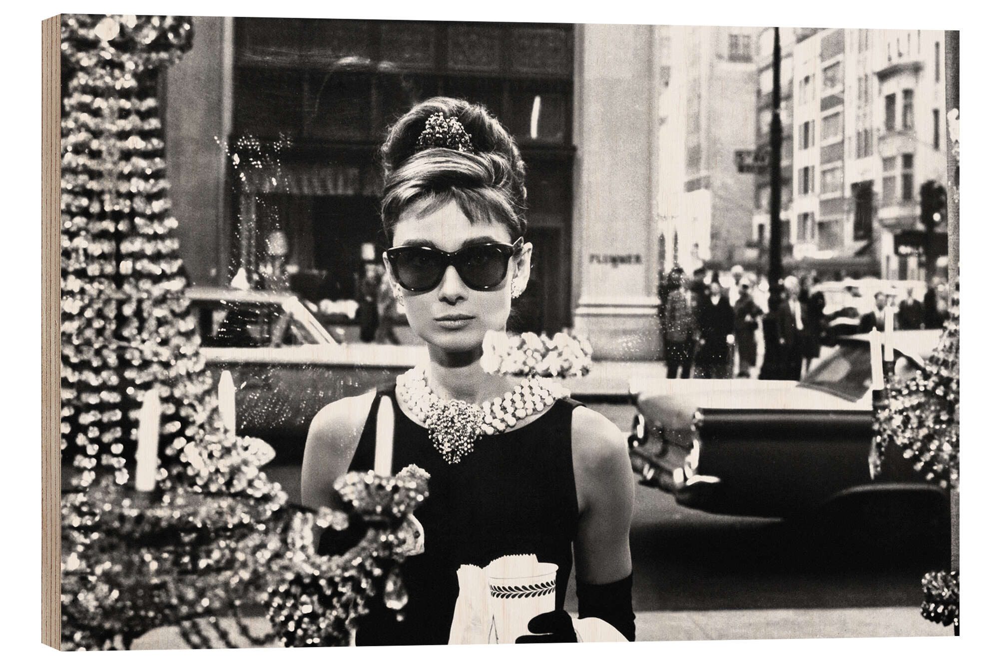 Posterlounge Wandbild Breakfast at Tiffany's, Celebrity Collection, erhältlich als Poster, Leinwandbild, Wandsticker oder Acrylglasbild