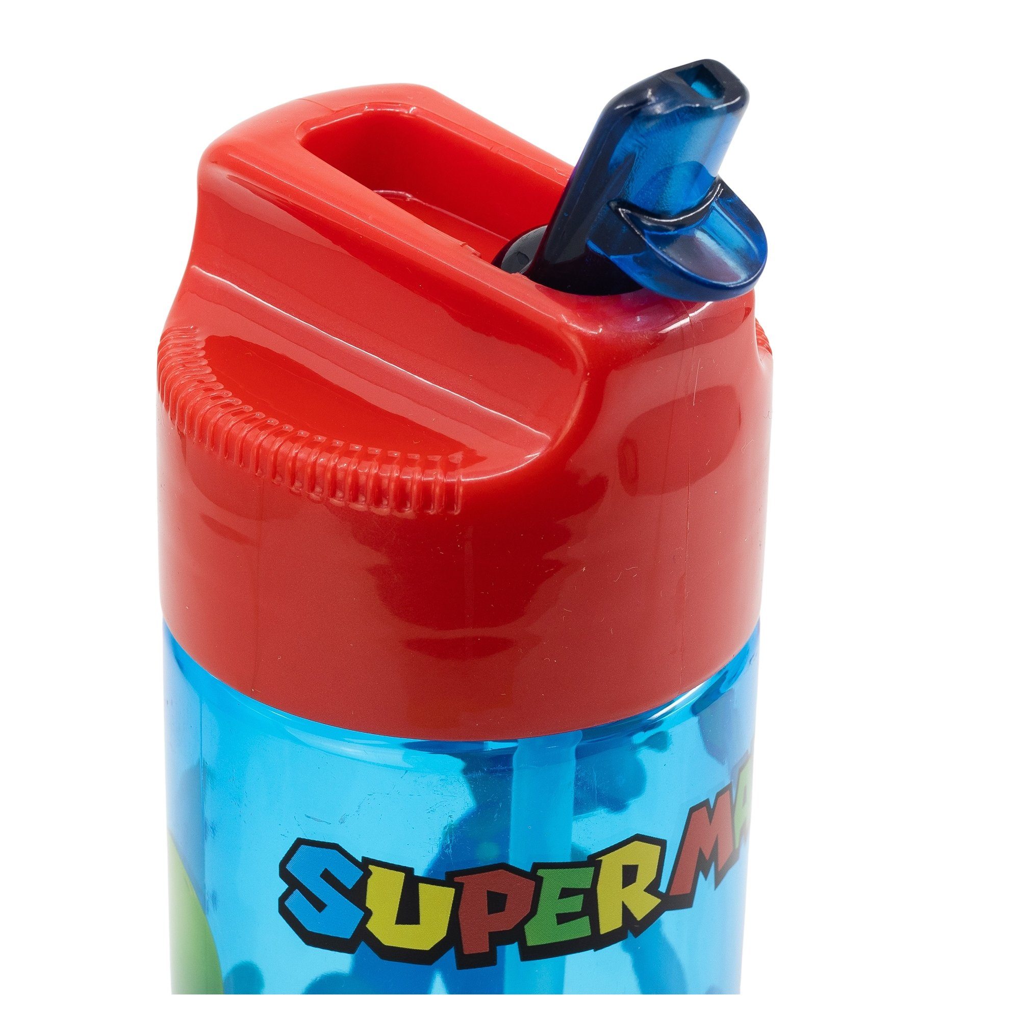 Super Mario Trinkflasche Super Mario Luigi Yoshi Toady Kinder Wasserflasche, Flasche 430 ml