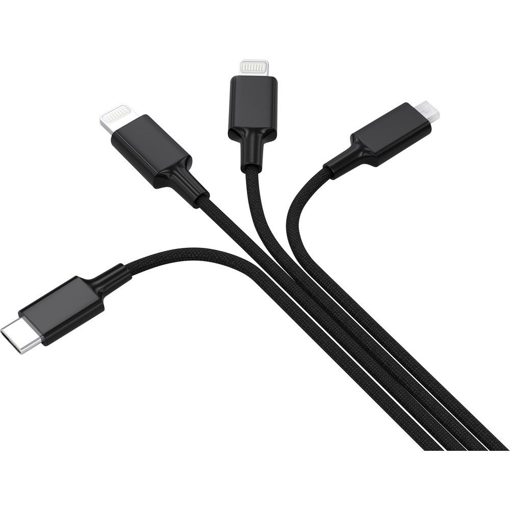 Smrter Smrter USB-Ladekabel USB-A Stecker, USB-C® Stecker, Apple Lightning USB-Kabel, (120.00 cm)