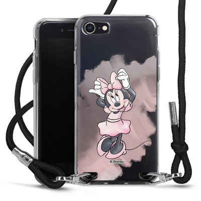 DeinDesign Handyhülle Mickey & Minnie Mouse Disney Motiv ohne Hintergrund, Apple iPhone 8 Handykette Hülle mit Band Case zum Umhängen