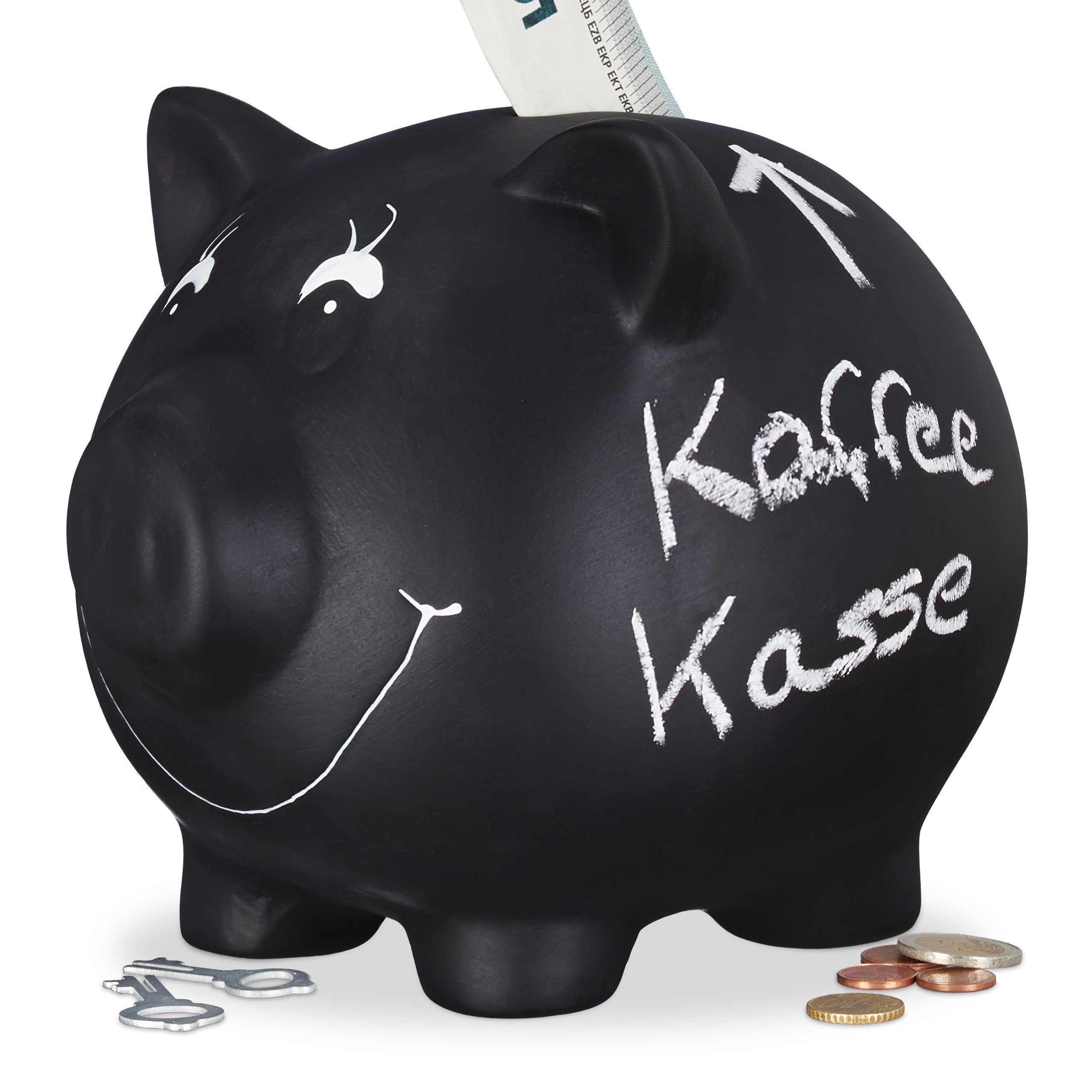 relaxdays Spardose Sparschwein zum Beschriften günstig online kaufen