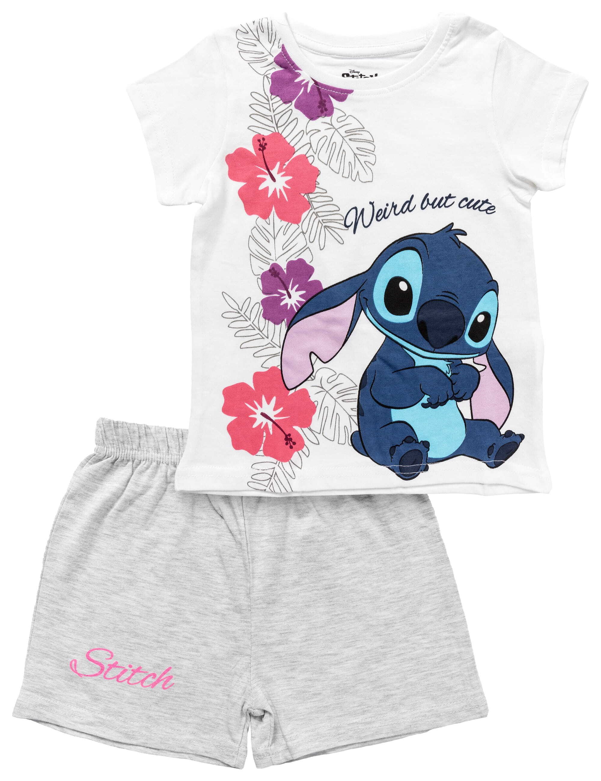 Disney Schlafanzug Schlafanzug Stitch Herz (1 tlg)