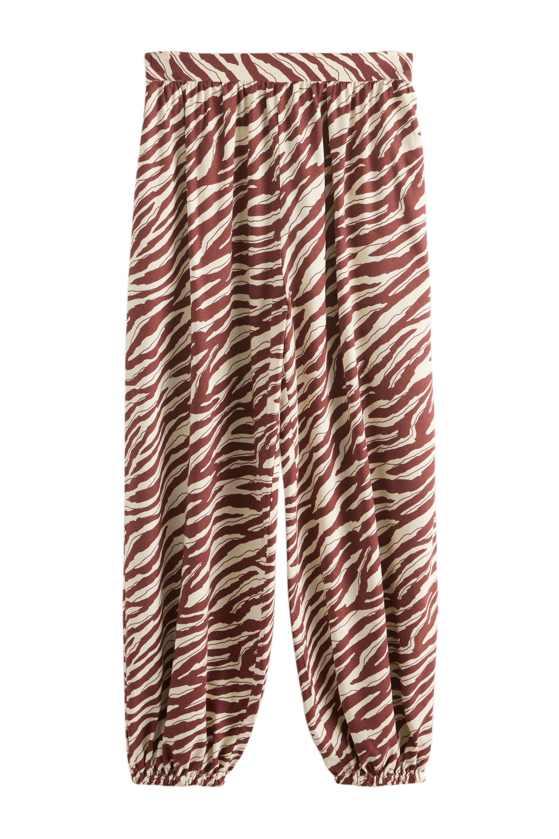 Next Leinenhose Hose mit Ballonschnitt und Leinenanteil (1-tlg)