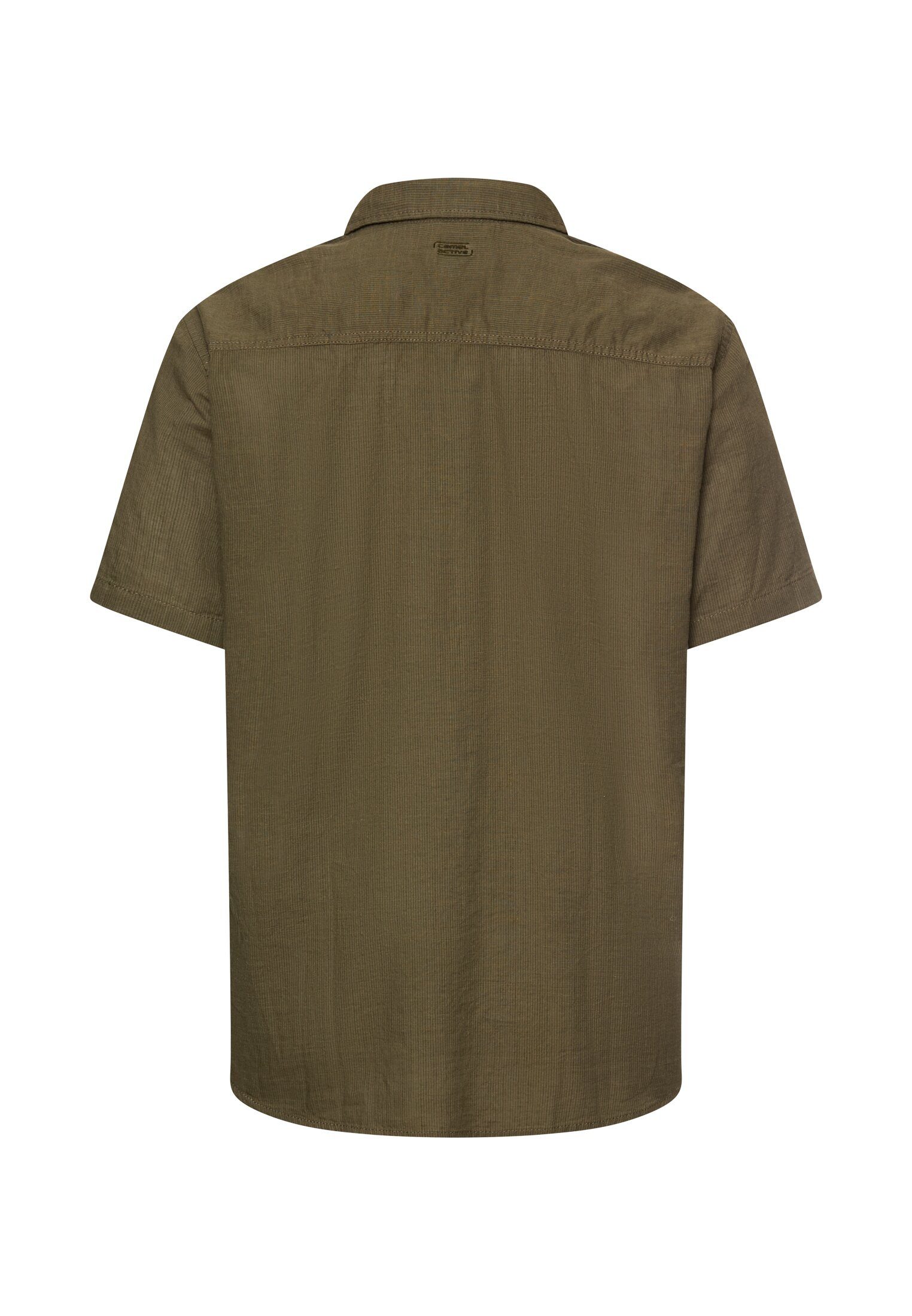 camel active Kurzarmhemd mit Button-Down-Kragen