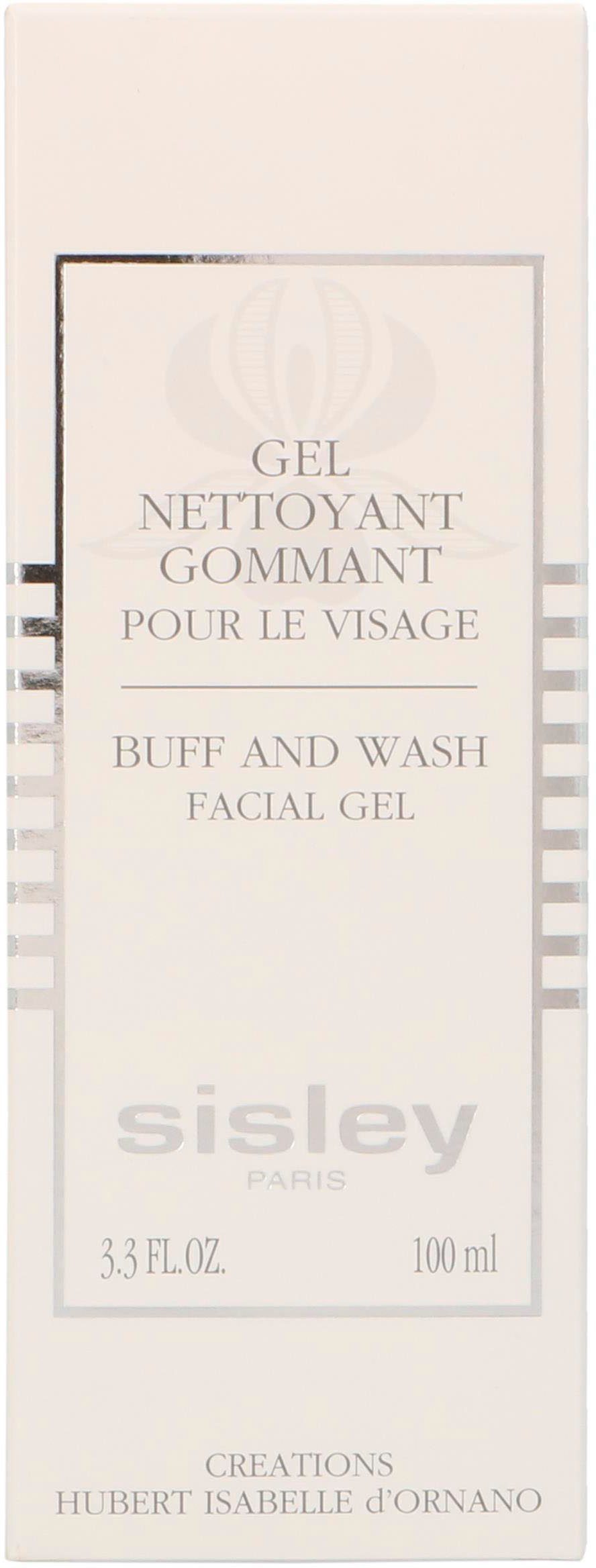 sisley Gesichtspeeling BUFF AND WASH BOTANICAL FACIAL GEL, Geltextur, reinigt die Haut, entfernt abgestorbene Hautzellen.